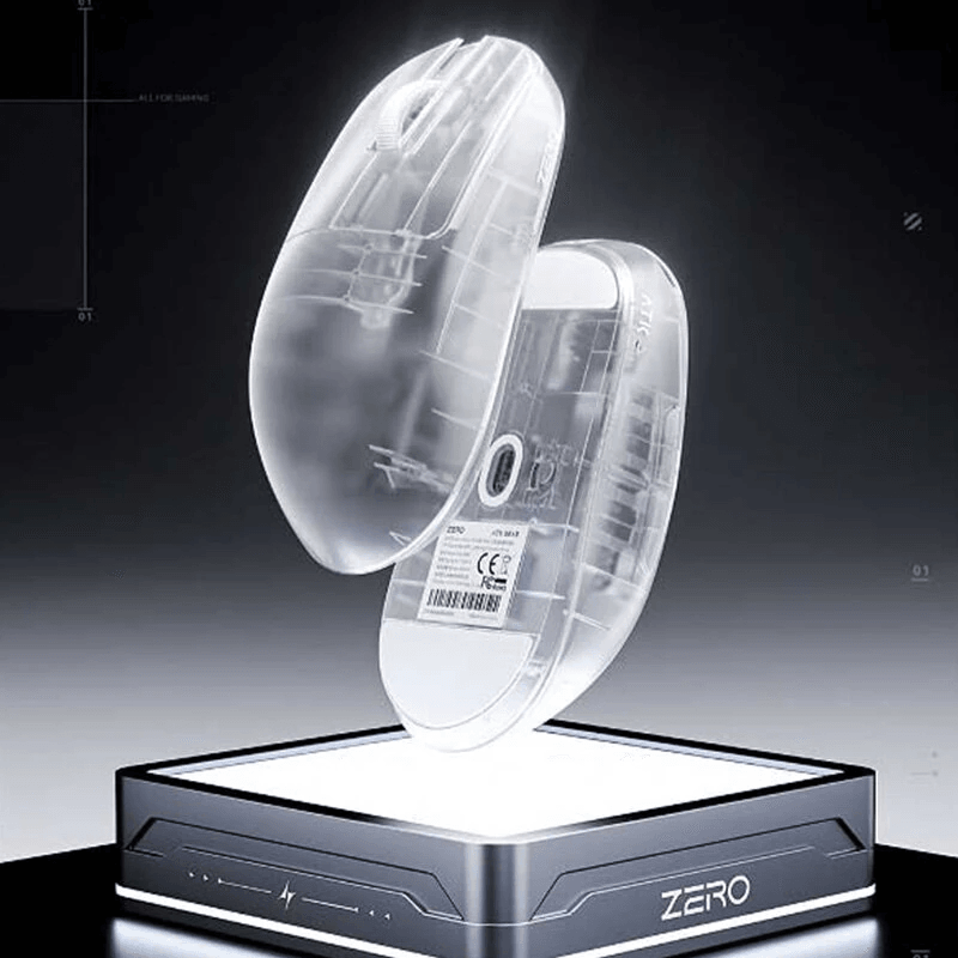 Ultralight Wireless Gaming Mouse With PAW3950 Sensor And Polling 4