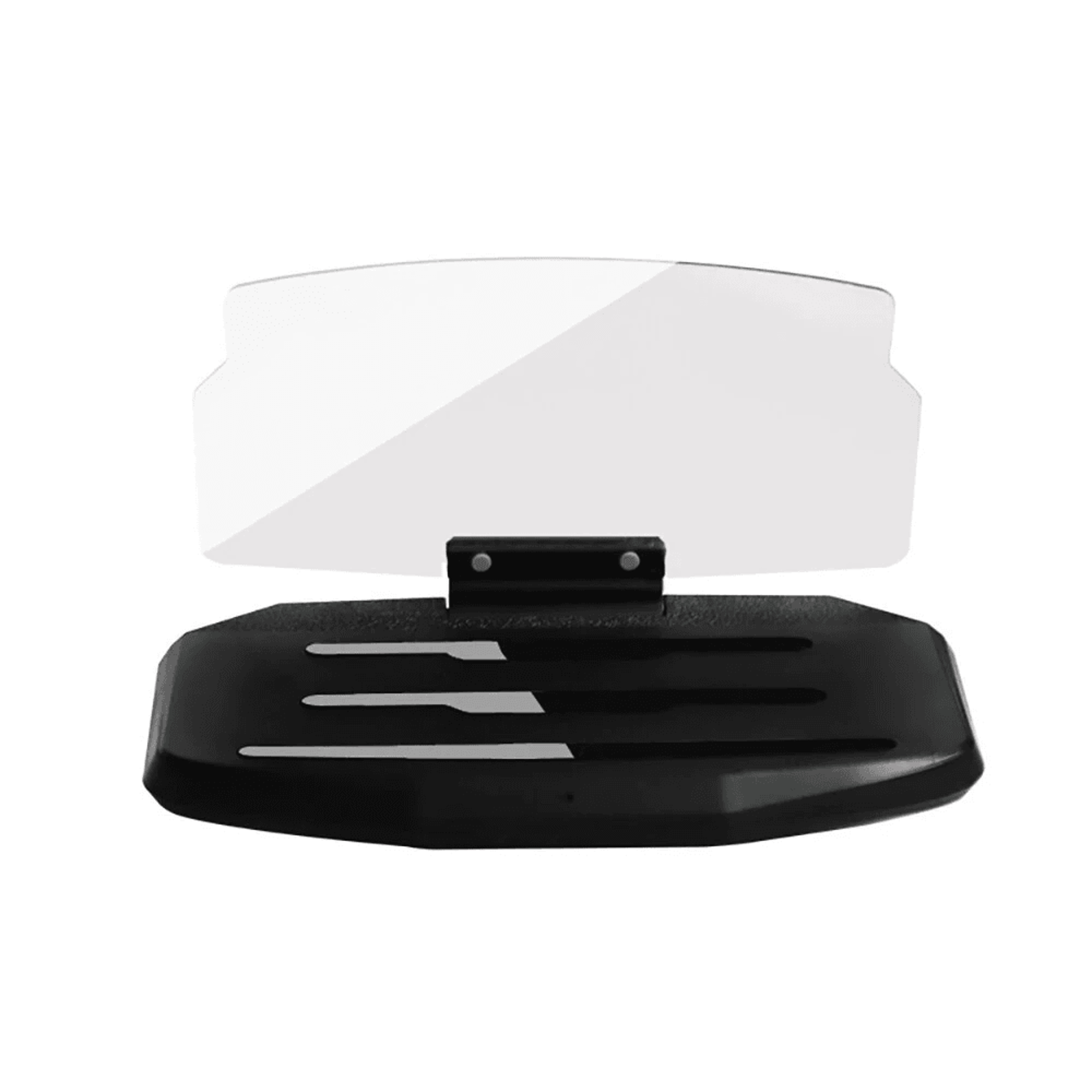wireless charging car hud phone holder with folding navigation projection display