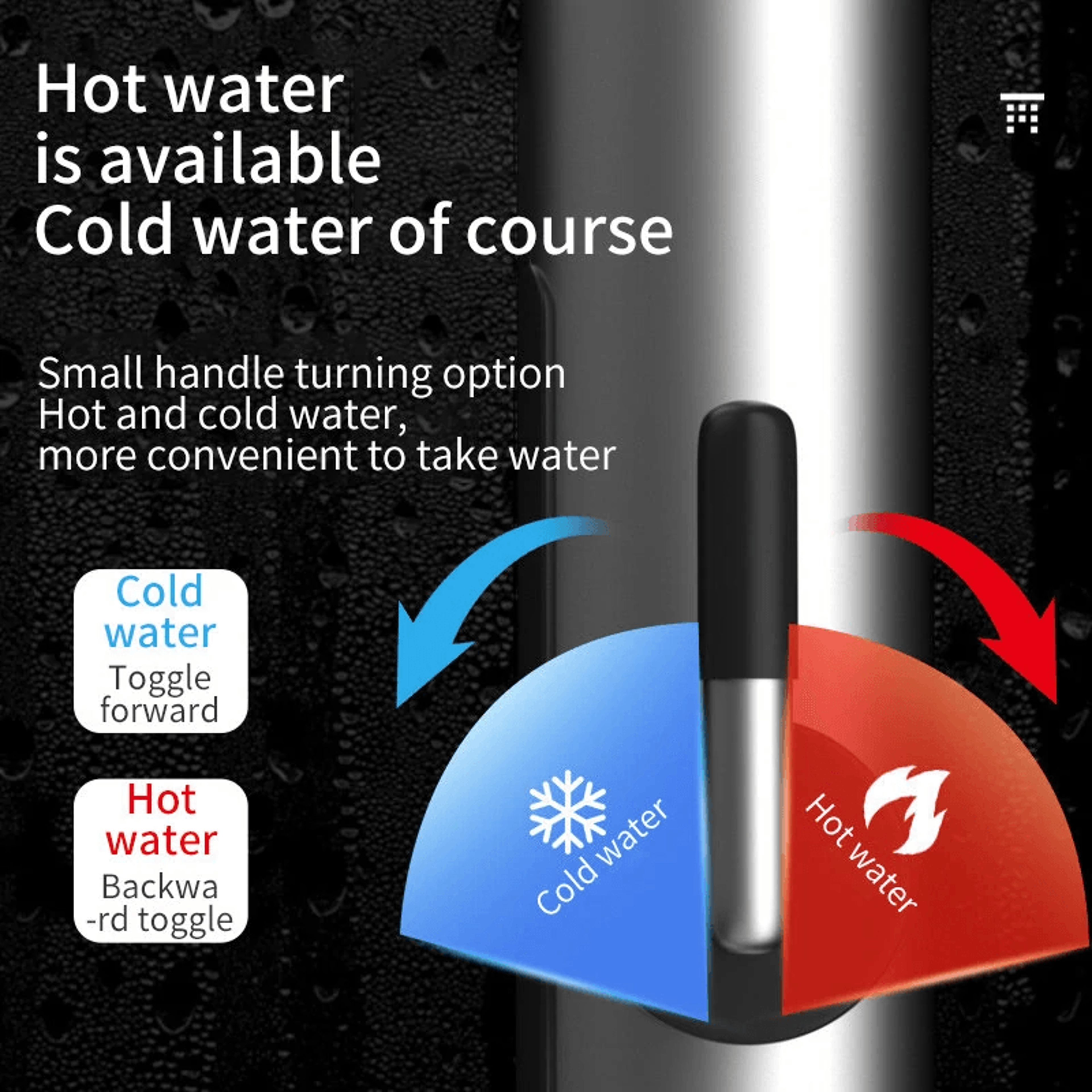 Instant Electric Water Heater Faucet With LED Display And Flexible Hose 1