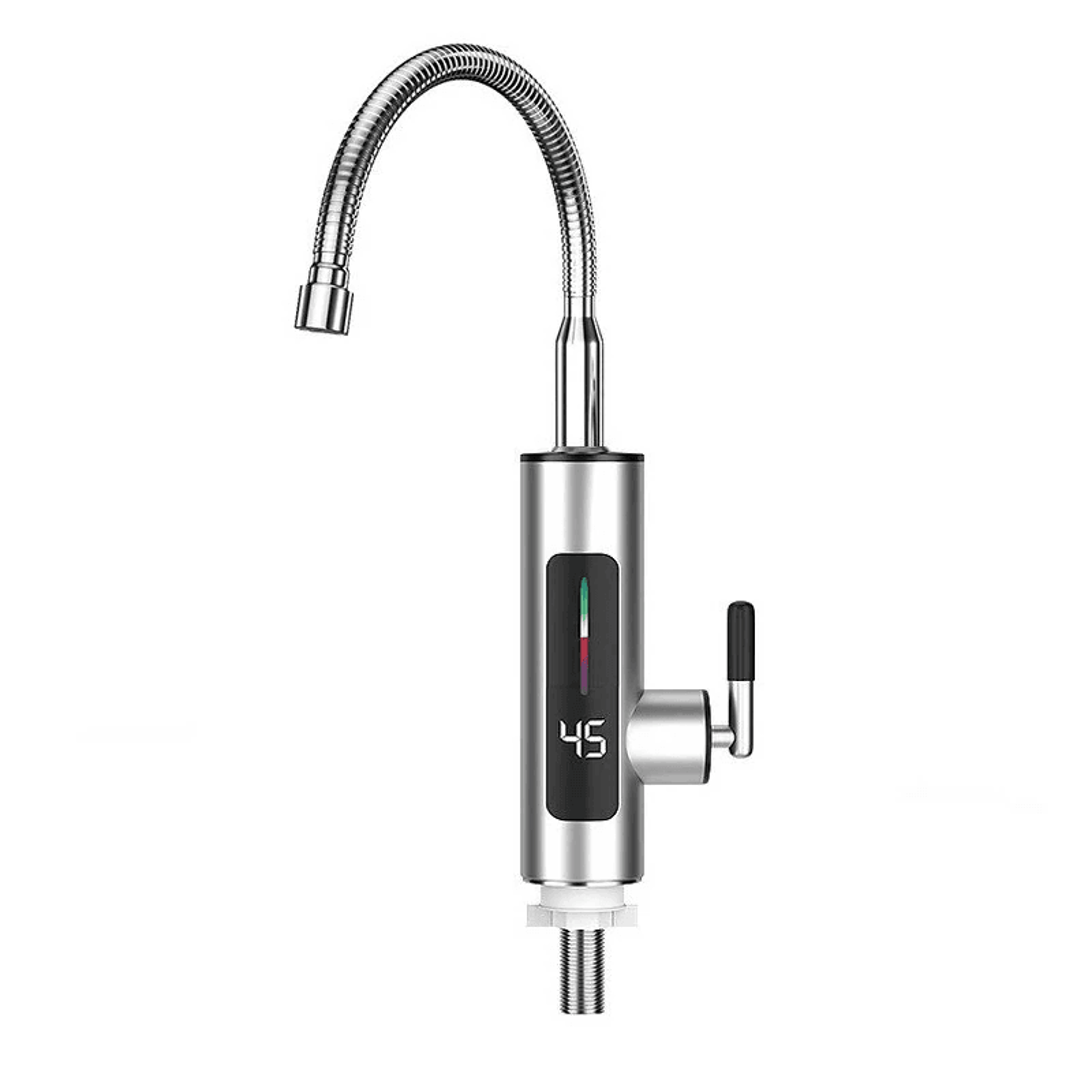 instant electric water heater faucet with led display and flexible hose