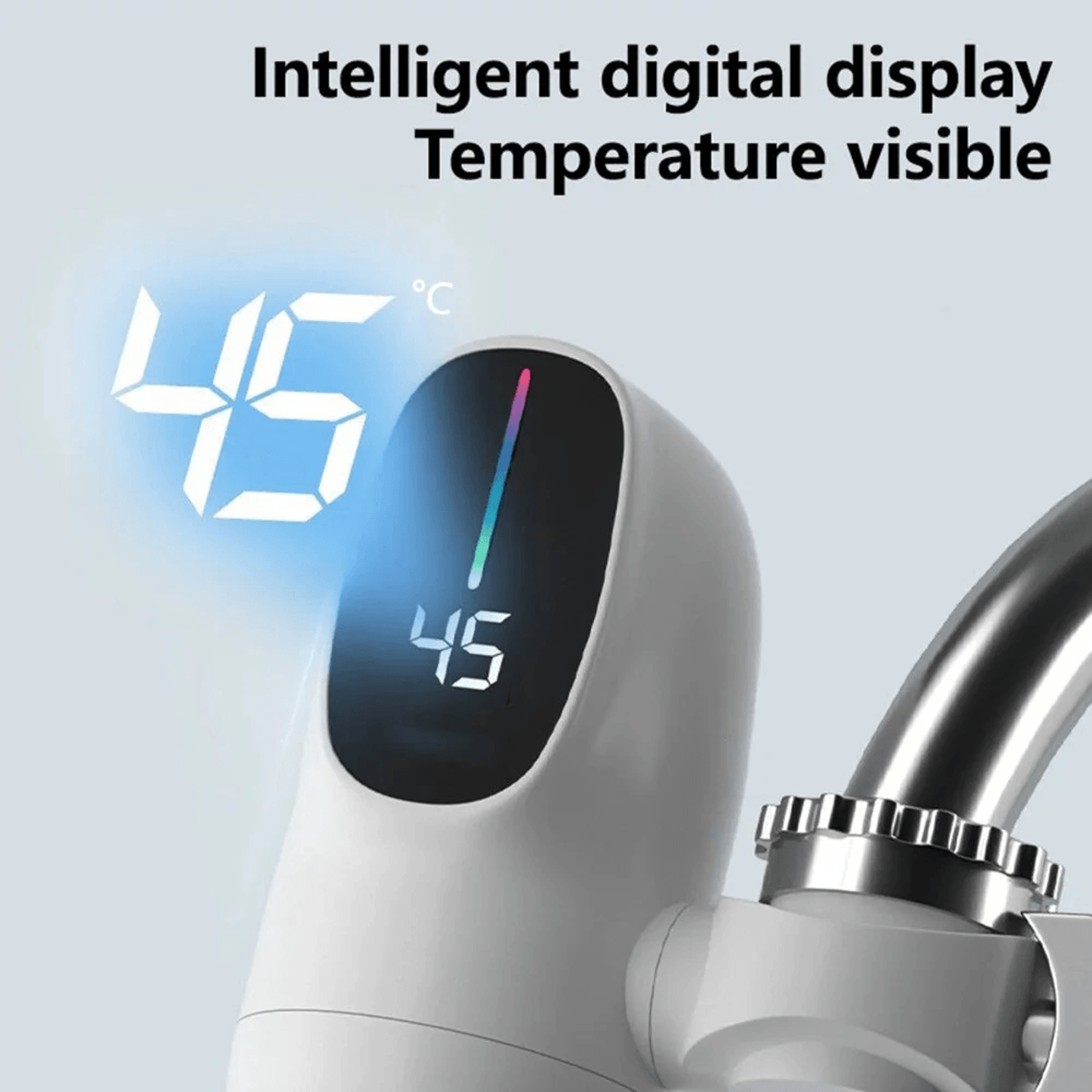 Instant Electric Water Heater Faucet With Digital Temperature Display 3
