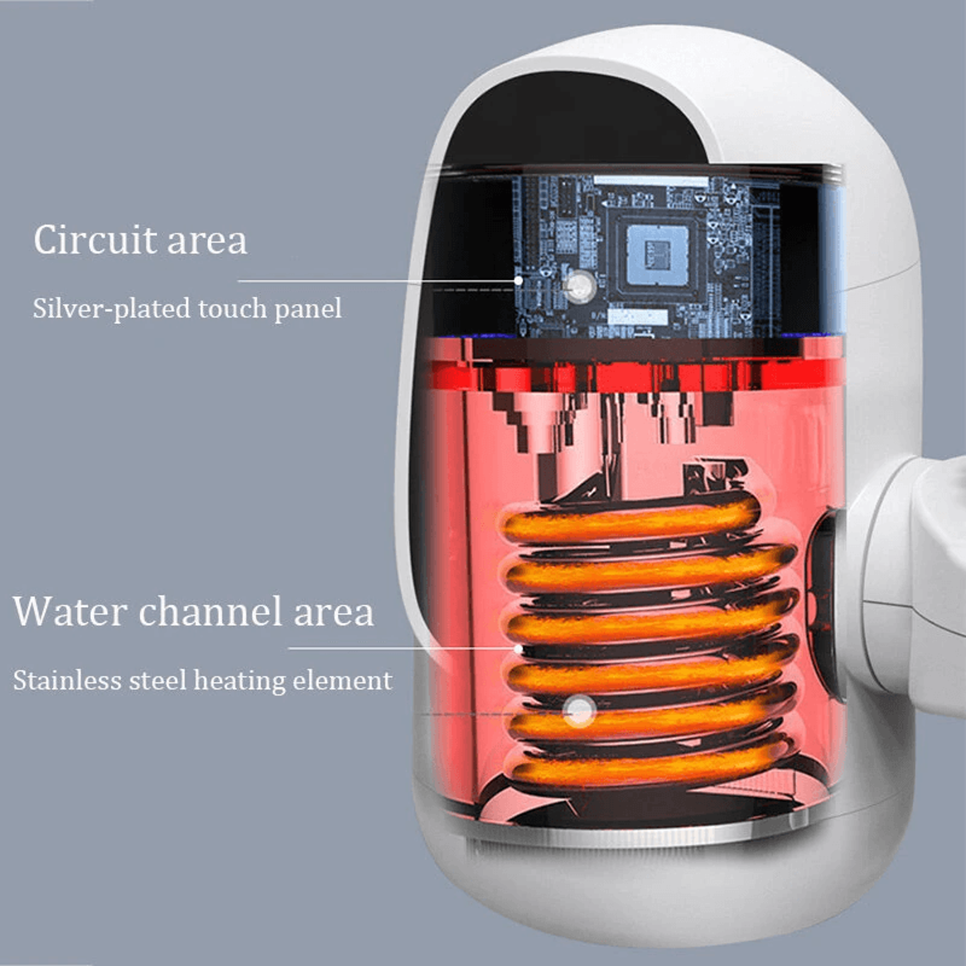 Instant Electric Water Heater Faucet With Digital Temperature Display 6
