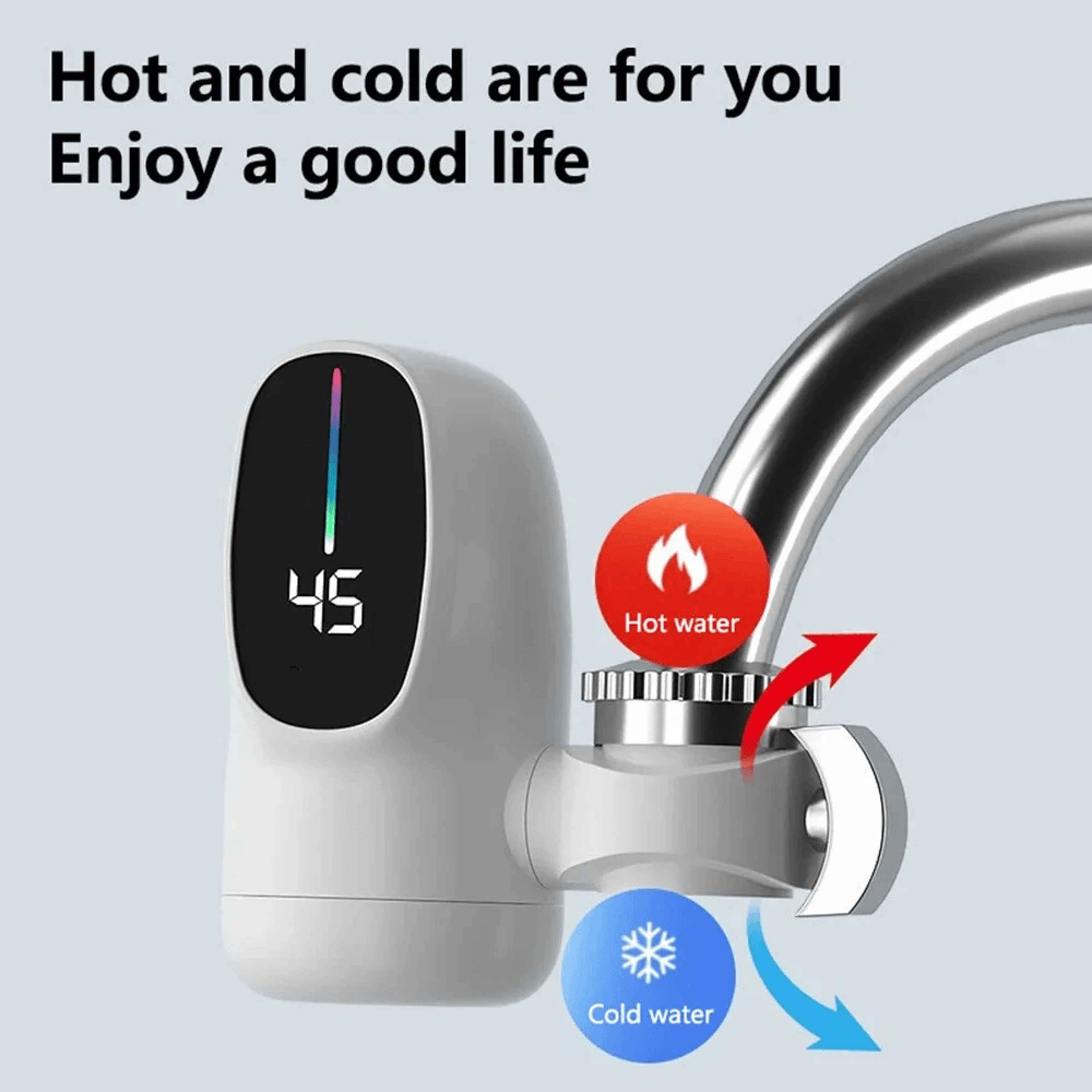 Instant Electric Water Heater Faucet With Digital Temperature Display 7