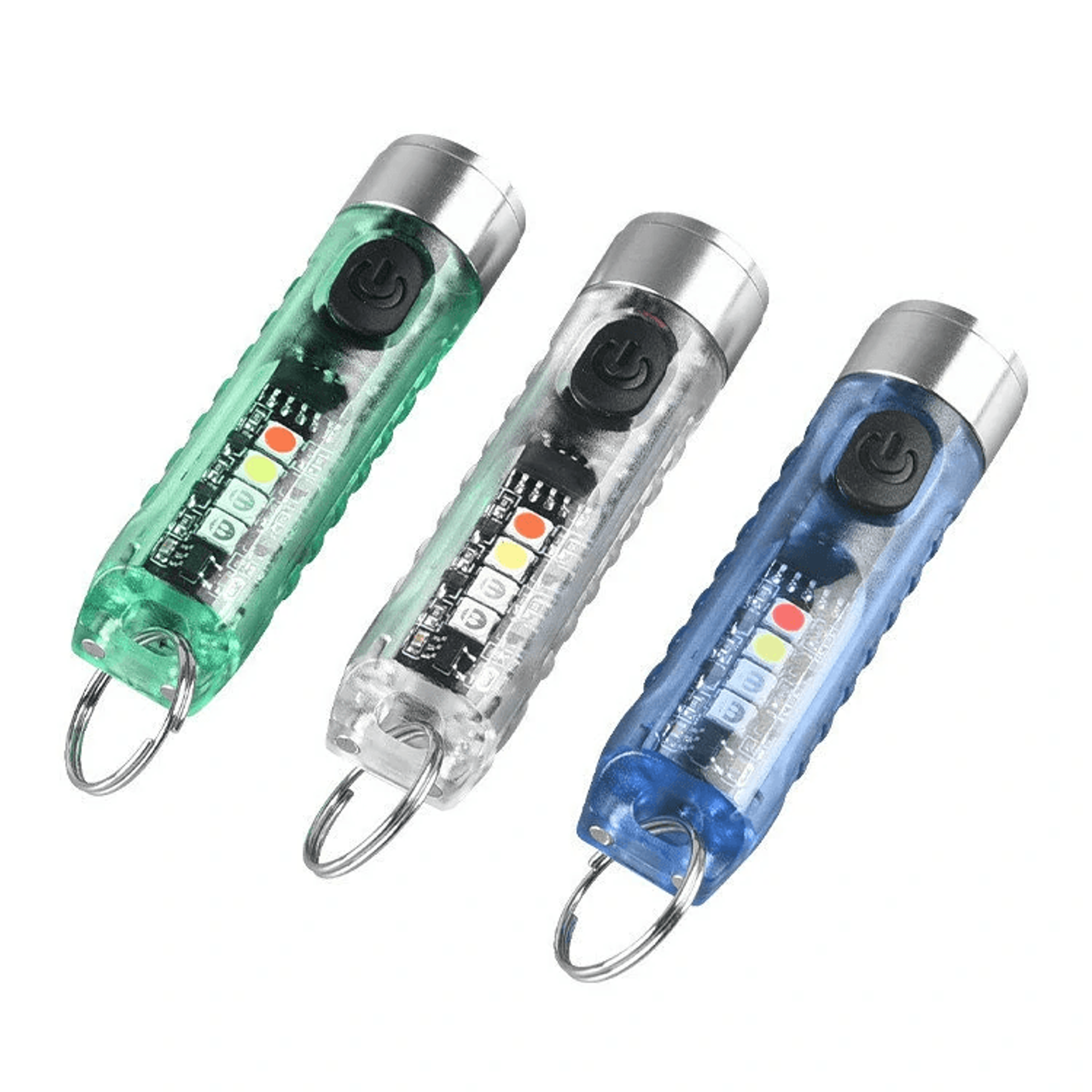 Rechargeable Keychain Flashlight With Multi Light Side Lamp 8