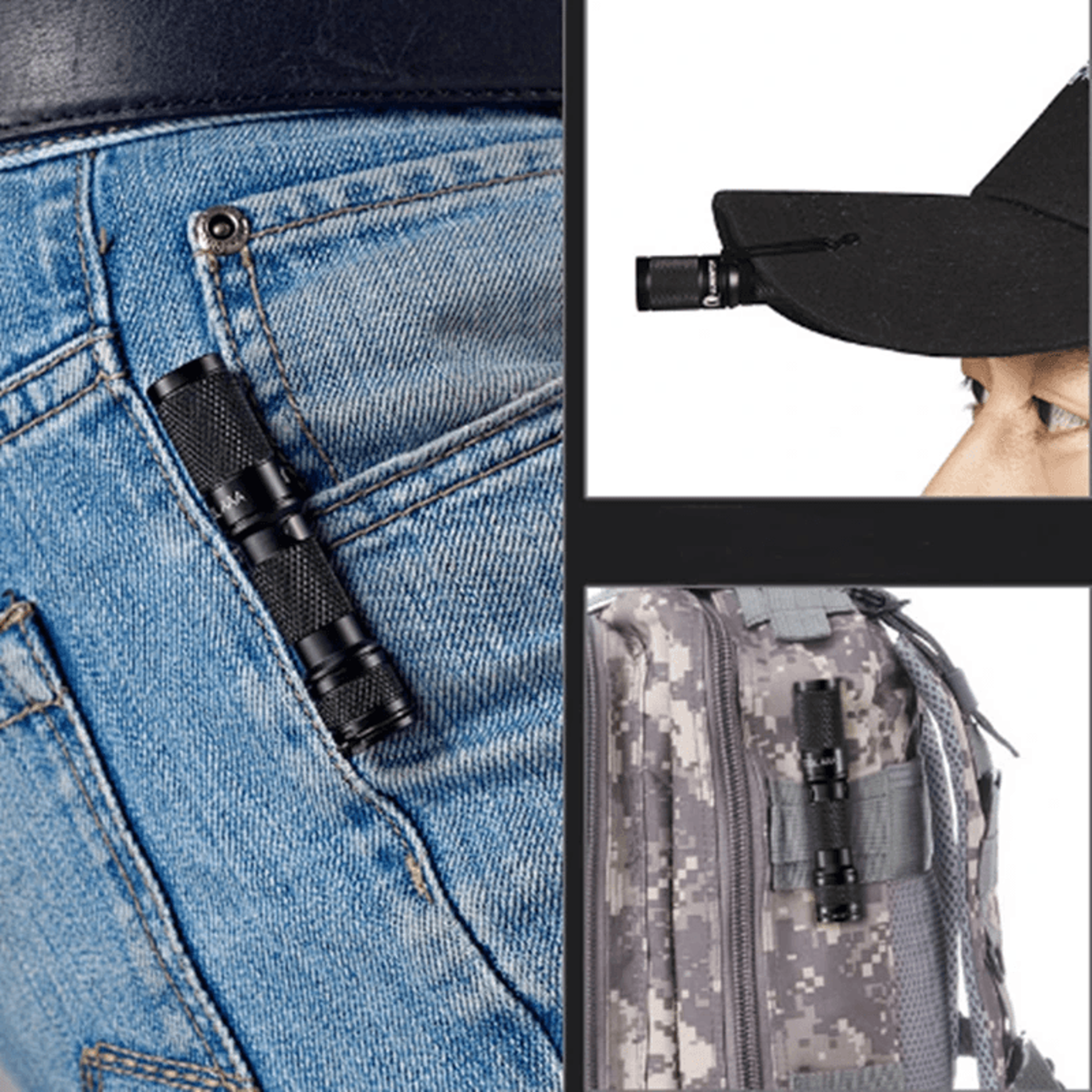 Lumen Mini EDC Keychain Flashlight With Waterproof Aluminum Body 5
