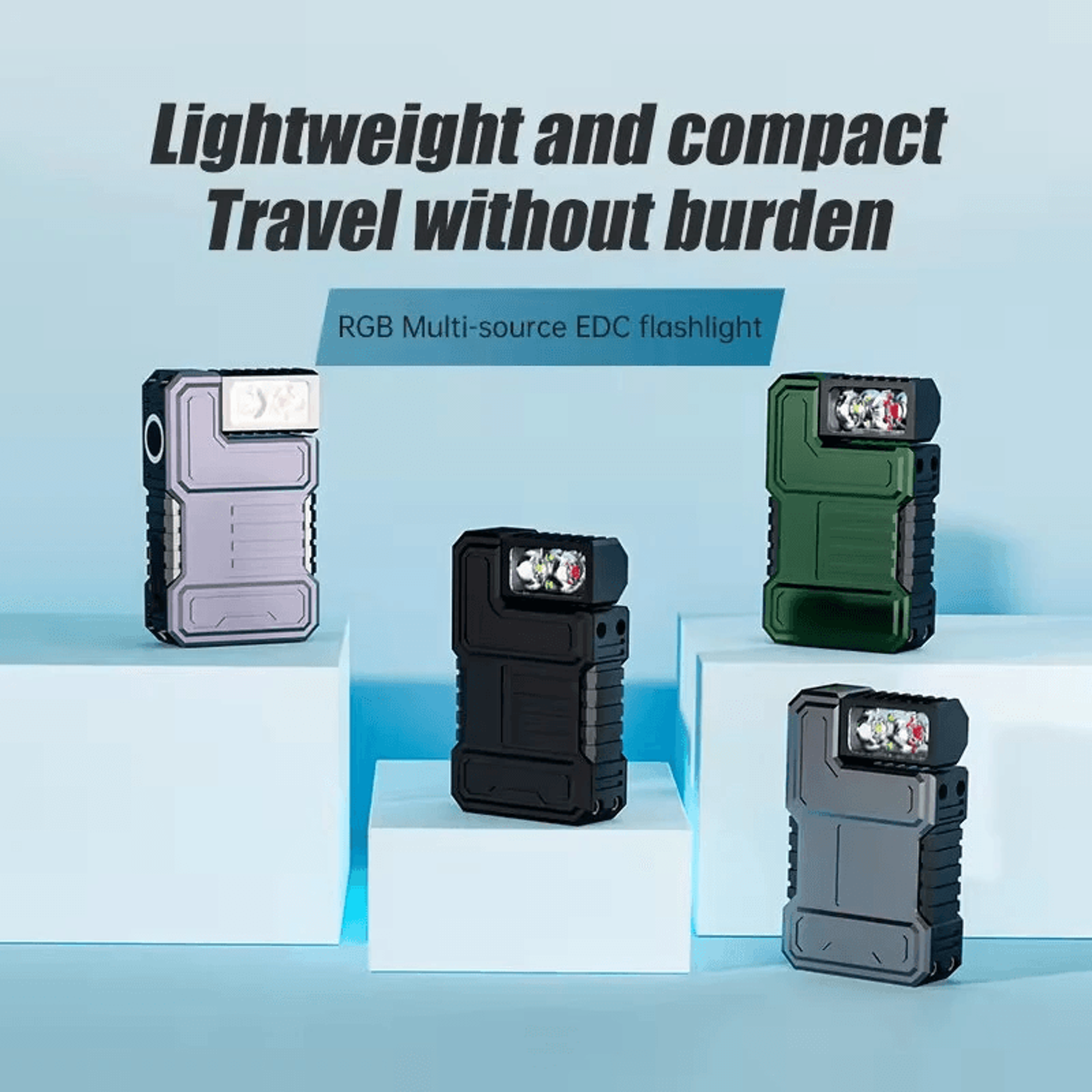High Lumen LED Keychain Flashlight Aluminum Mini Pocket Light 4