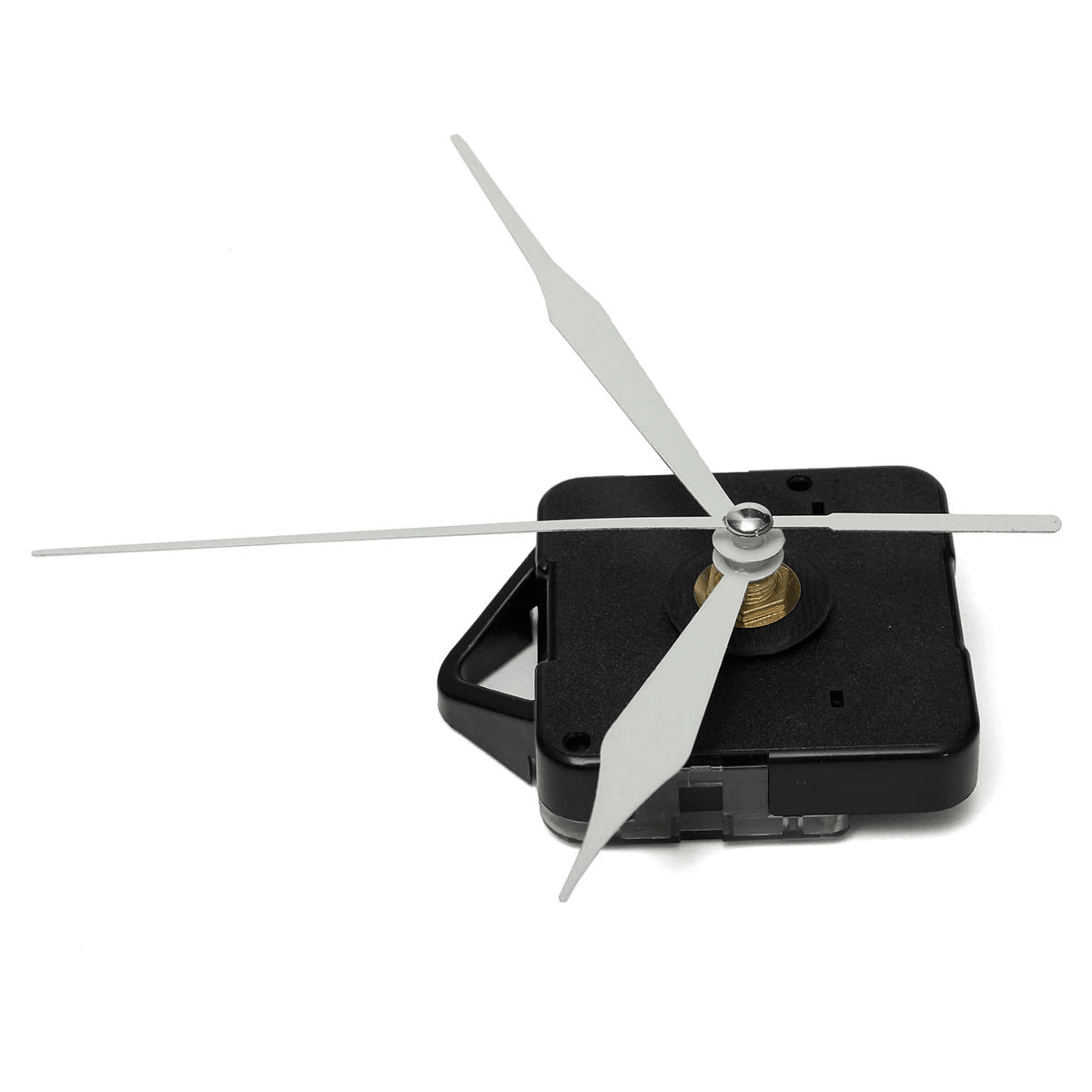 Silent Quartz Wall Clock Movement Replacement Kit With White Hands 1