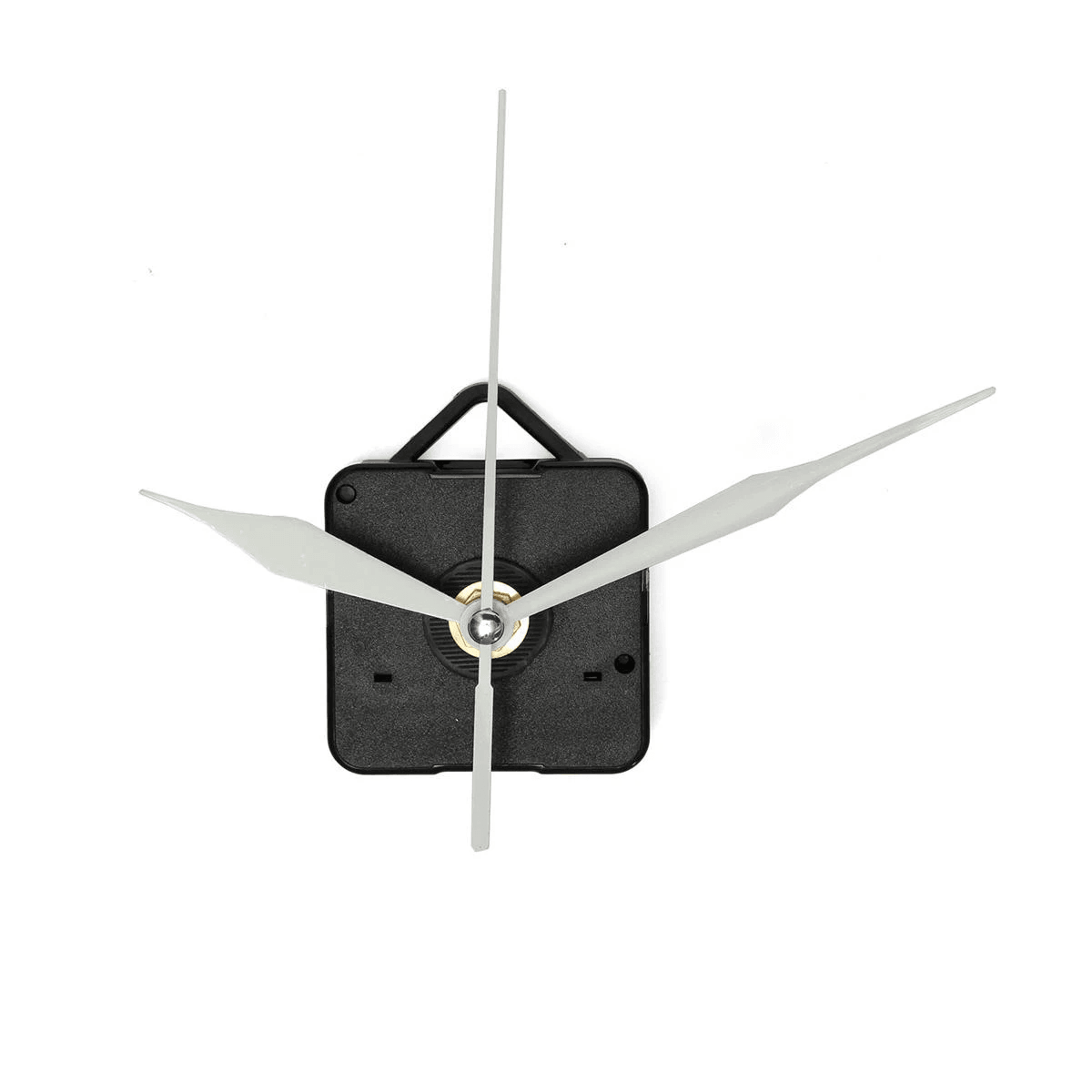 silent quartz wall clock movement replacement kit with white hand