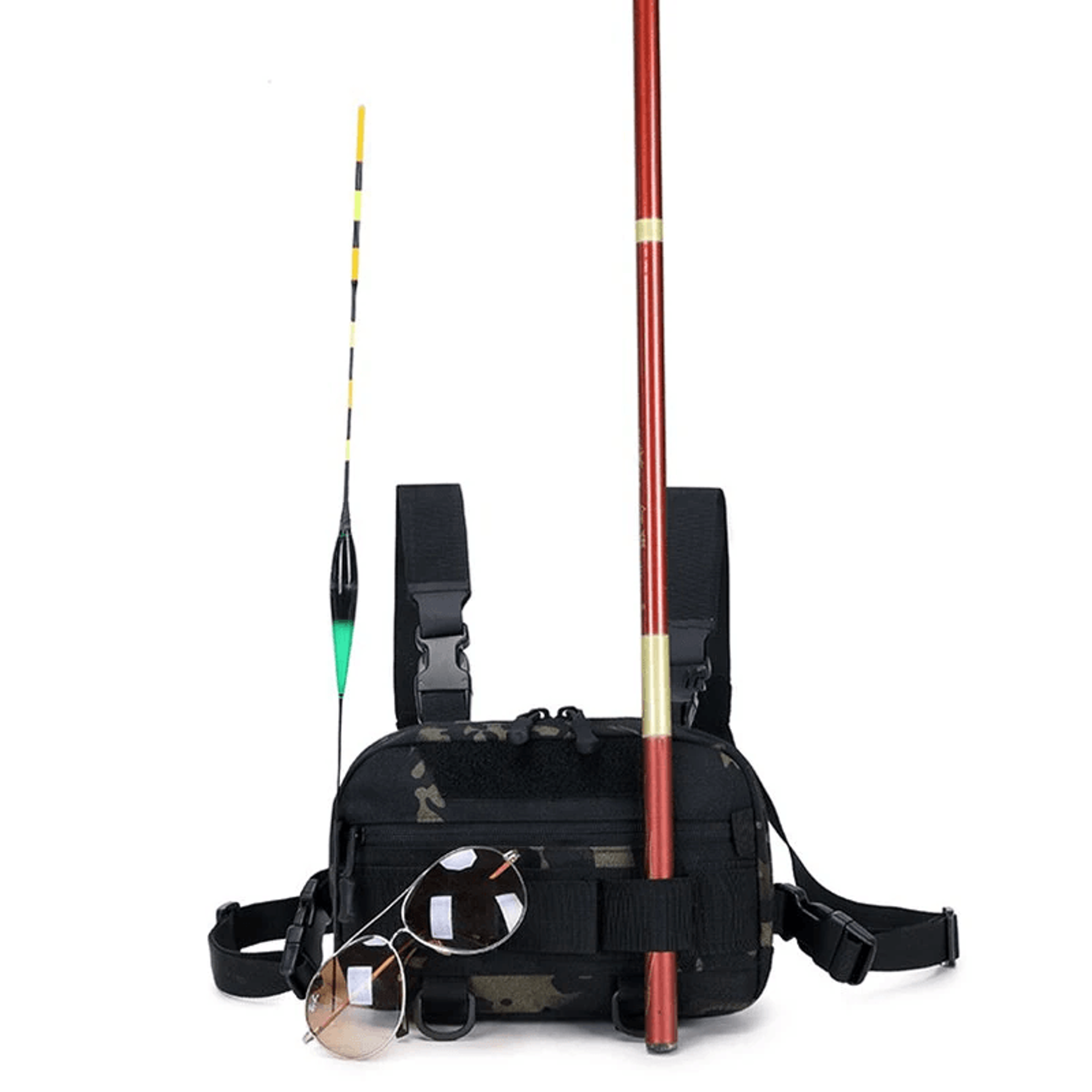 Waterproof Fishing Chest Bag With MOLLE Tactical Storage 5