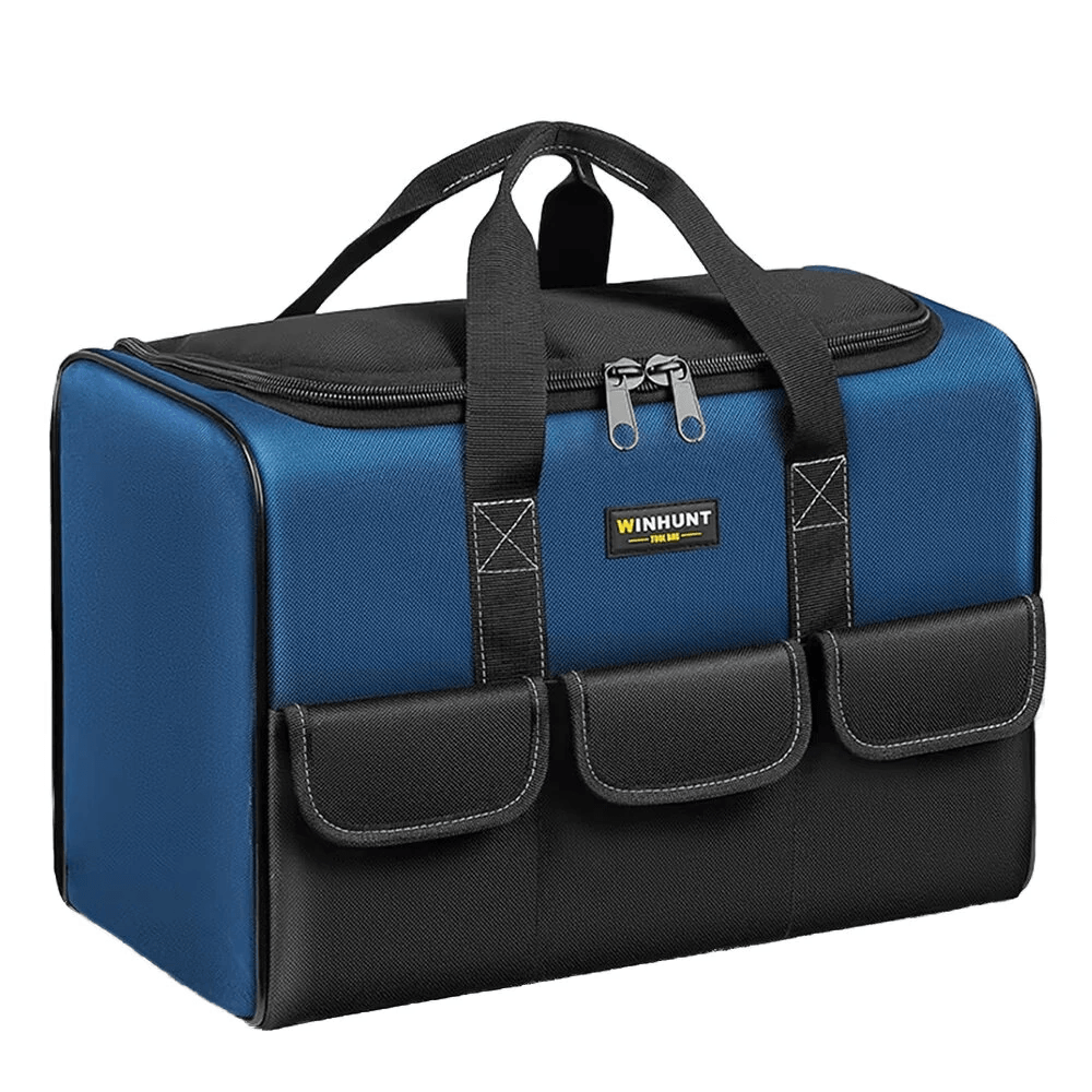 foldable canvas foraging pouch with drawstring outdoor belt bag