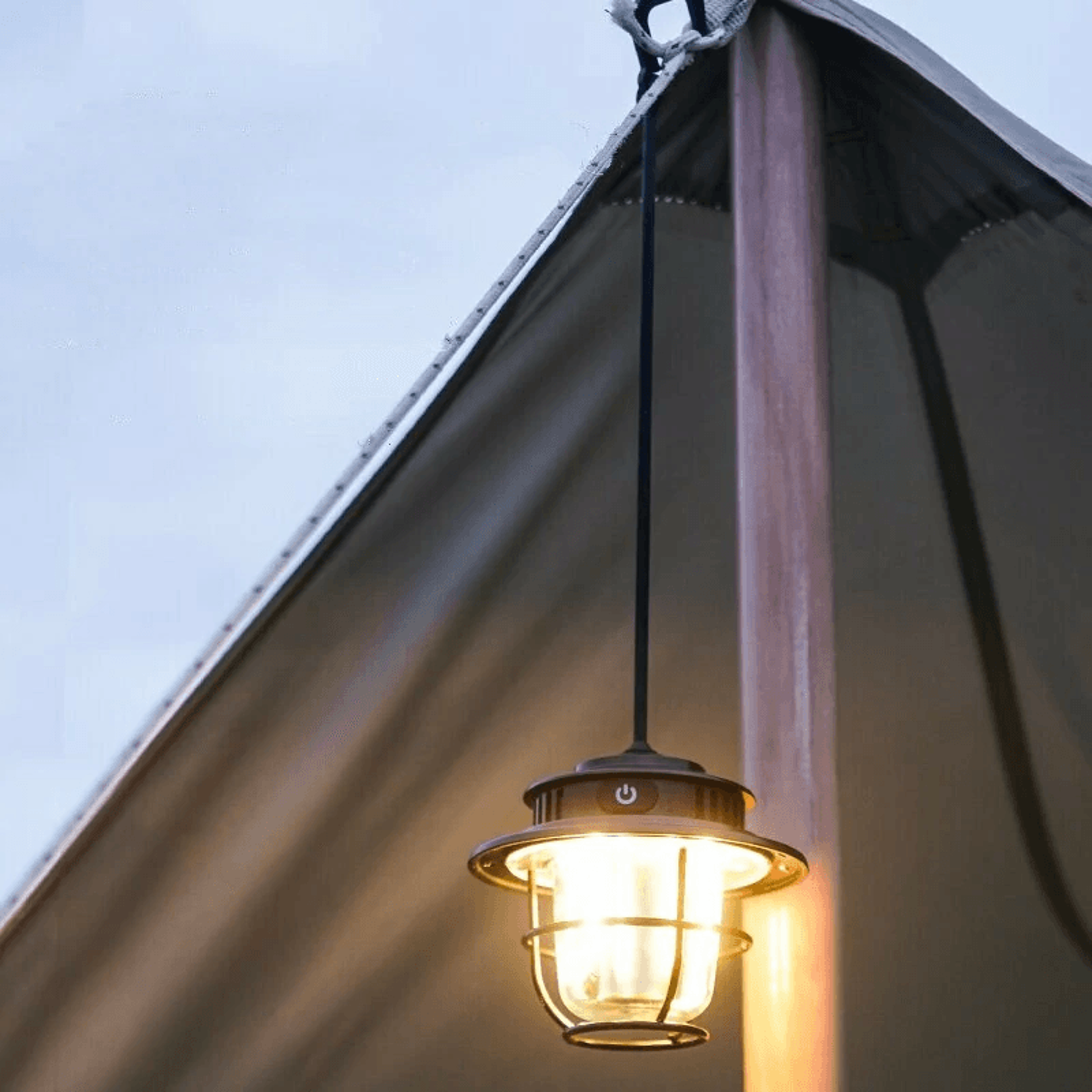 Retro LED Camping Lantern With Portable Hook And Searchlight 6