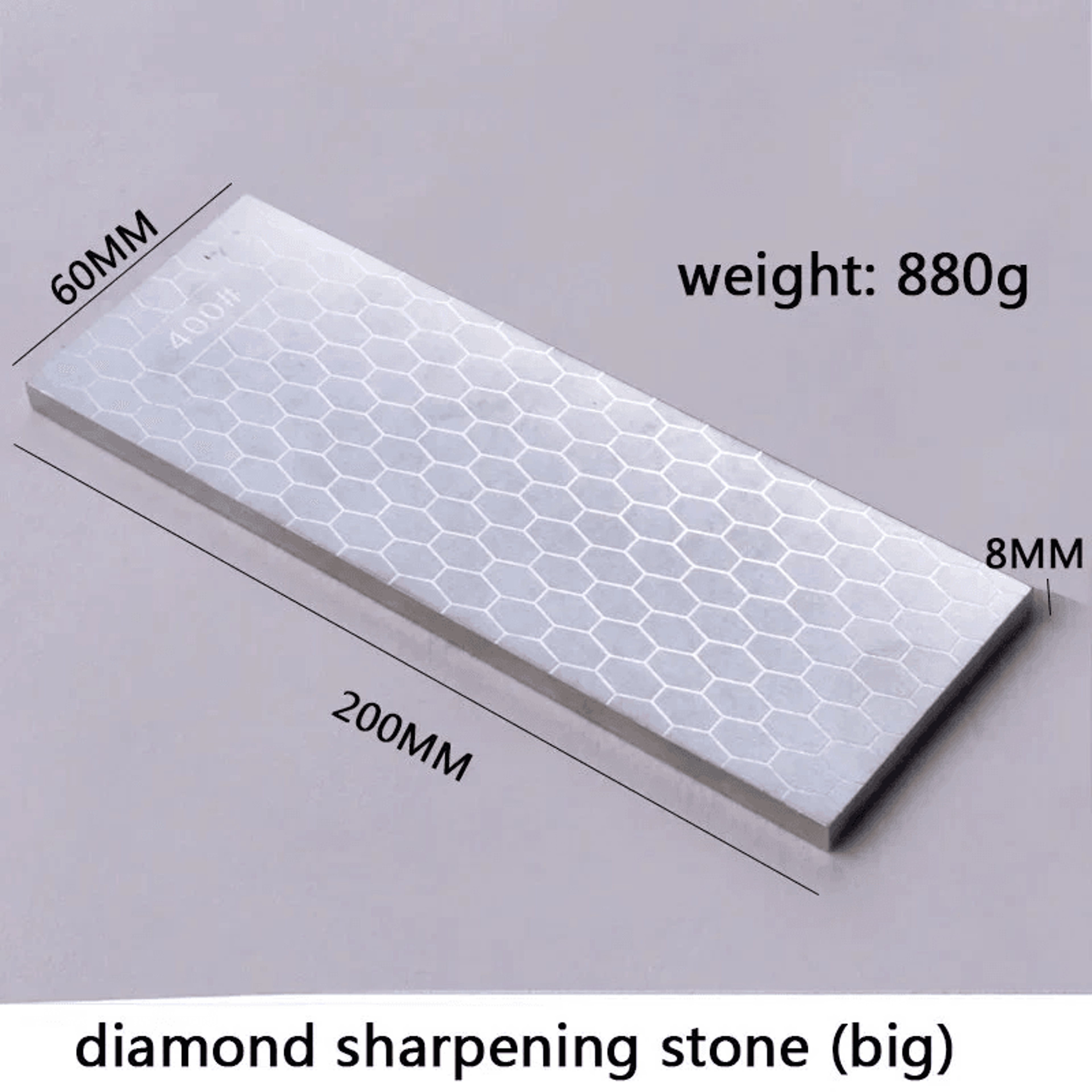 Diamond Sharpening Stone With Non Slip Holder Grit Knife Sharpener 6