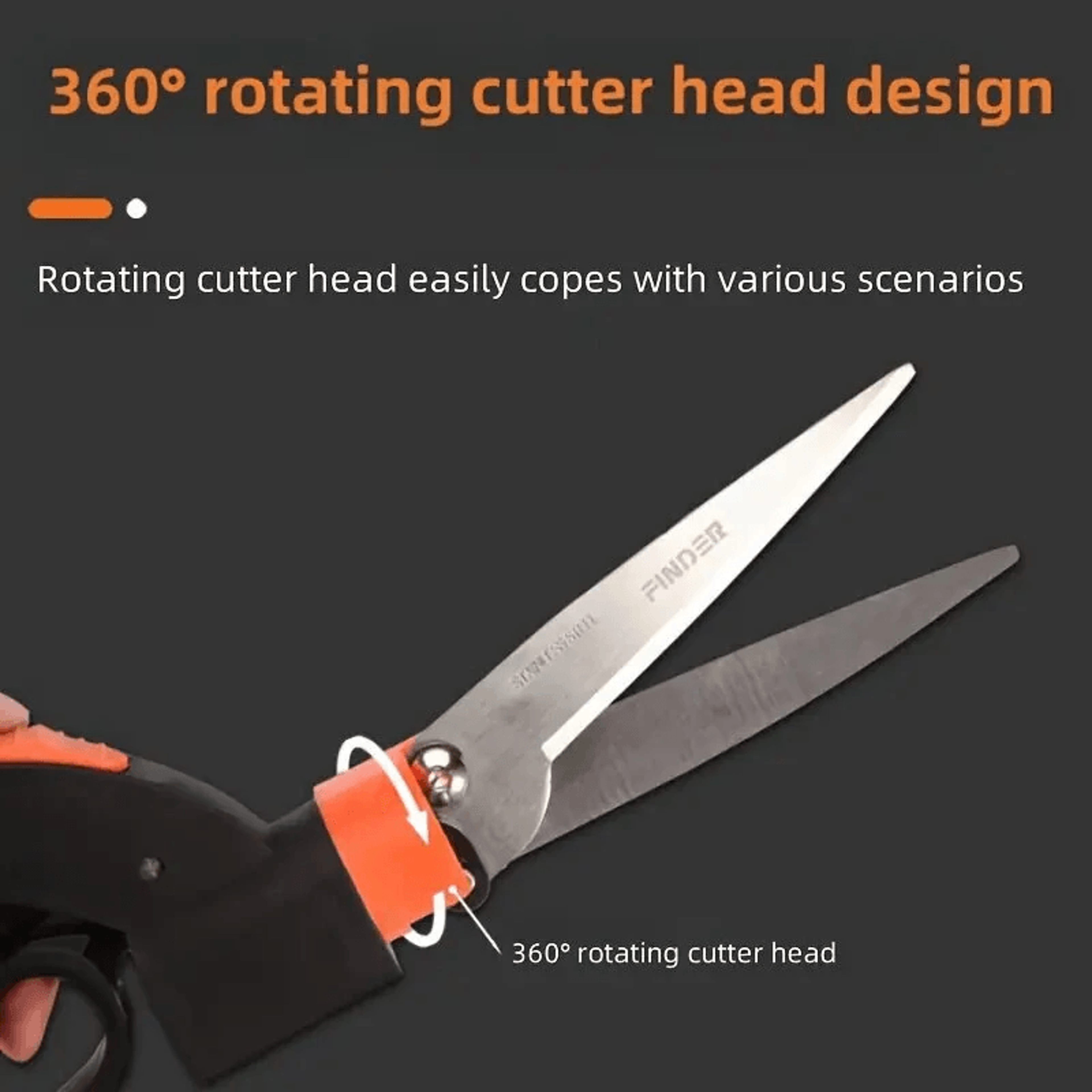 Rotating Pruning Shears Precision Garden Trimmer For Plants Grass And Branches 4