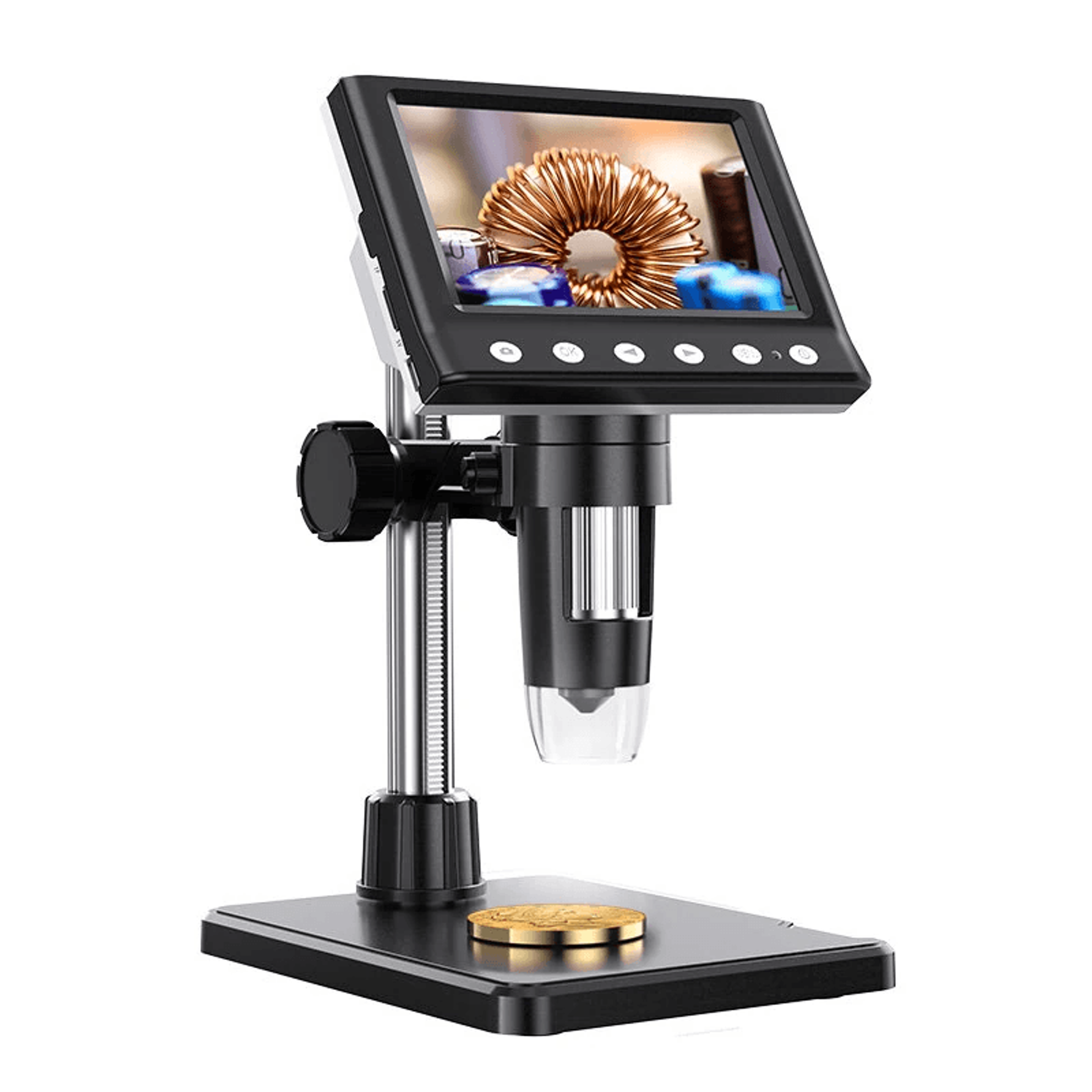 dm digital microscope with screen magnification and viewing