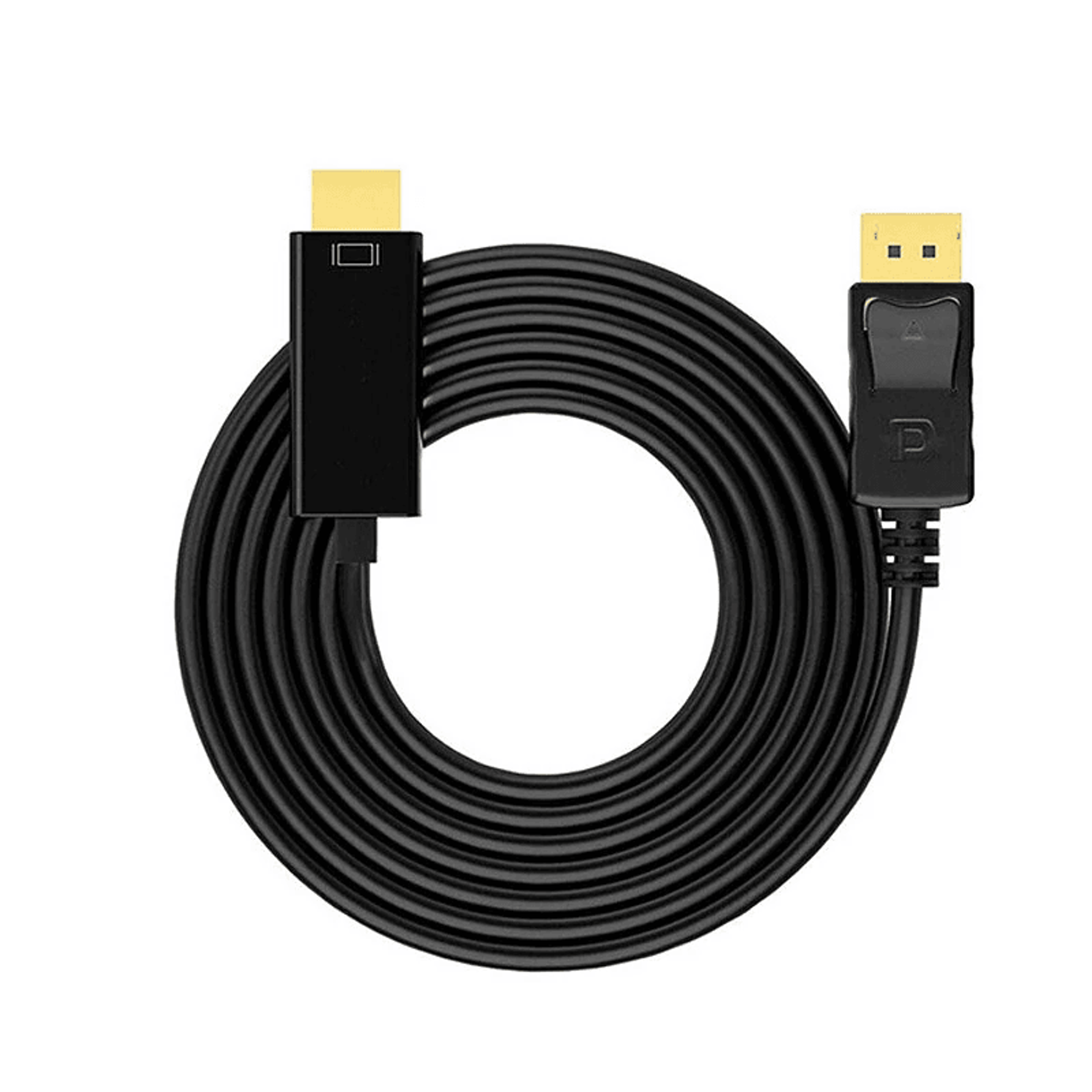Display Port To HDMI Cable For Laptop Monitor TV And Projector 3