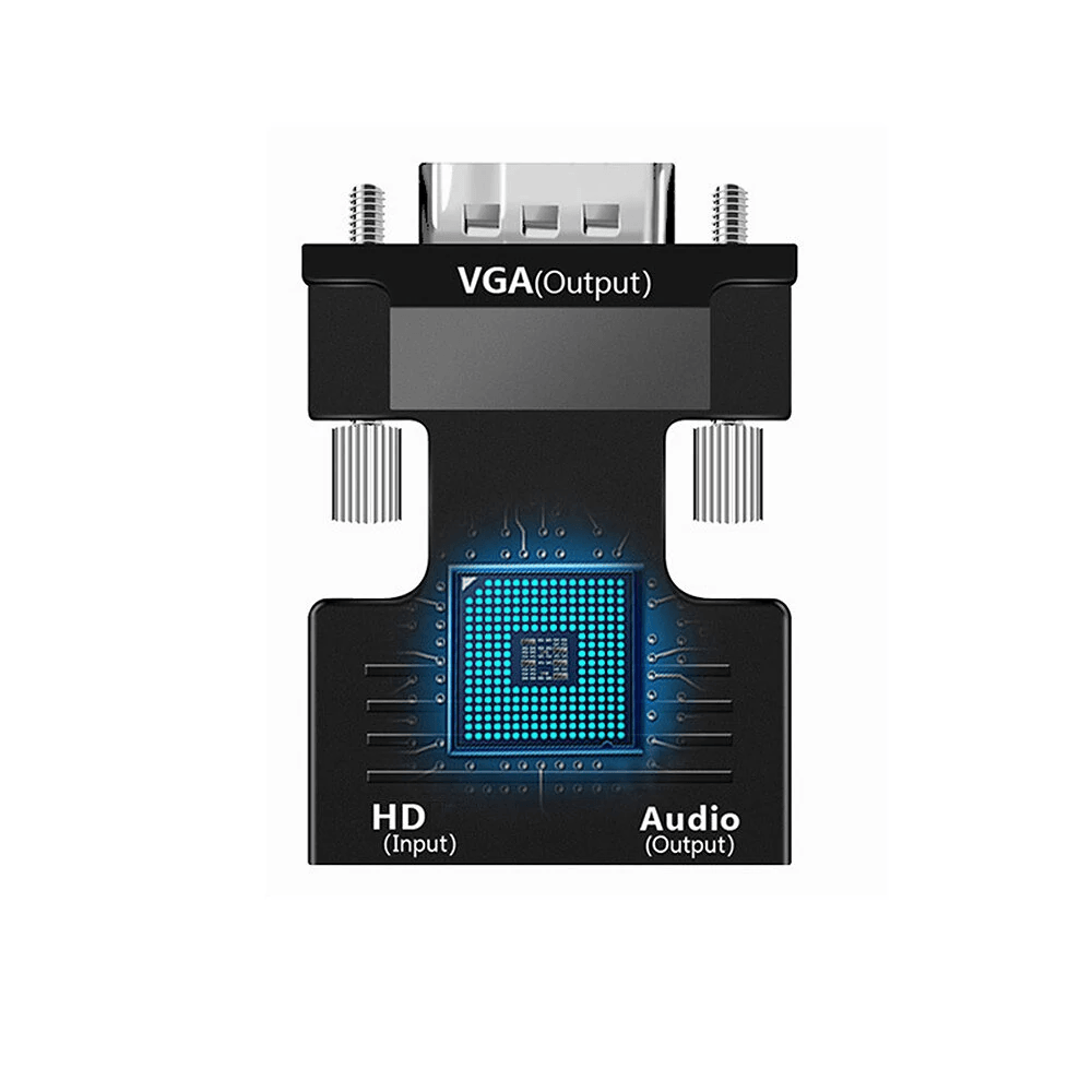 HDMI To VGA Adapter With Audio For Laptop Monitor And Projector 2