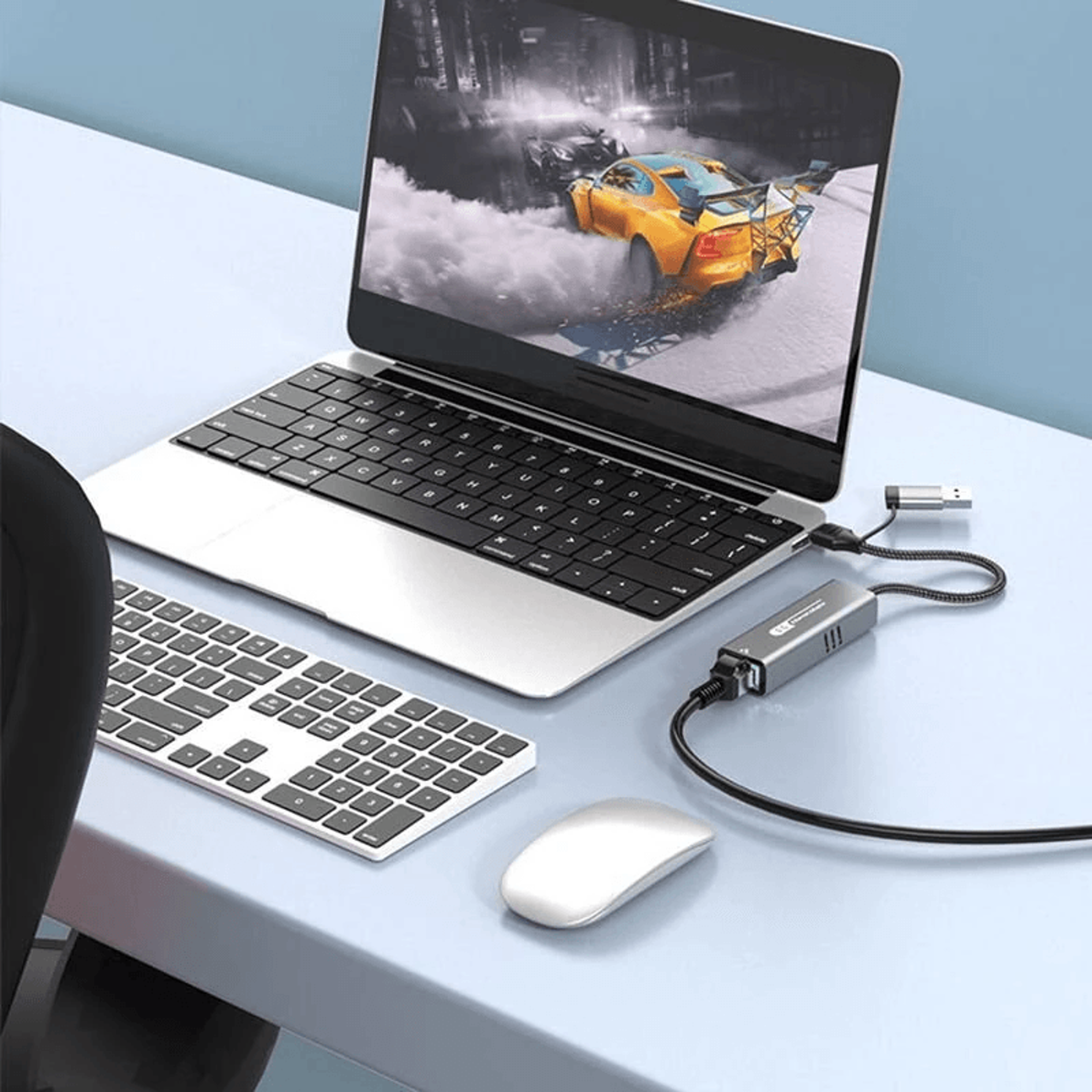 USB C To Ethernet Adapter With Plug And Play Wired Network Connection 4