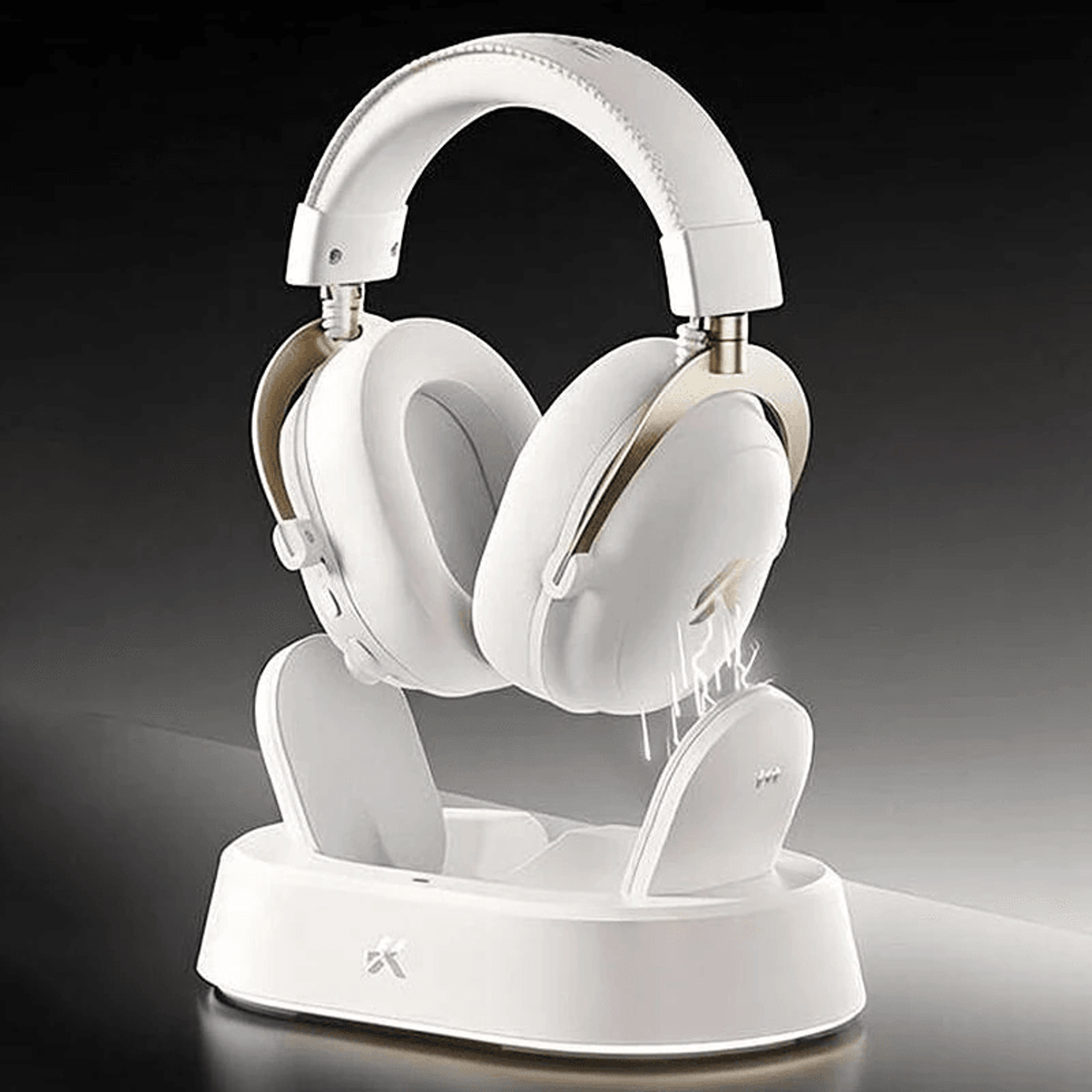 Tri Mode Wireless Gaming Headset With Surround Sound And RGB Magnetic Charging Dock 8