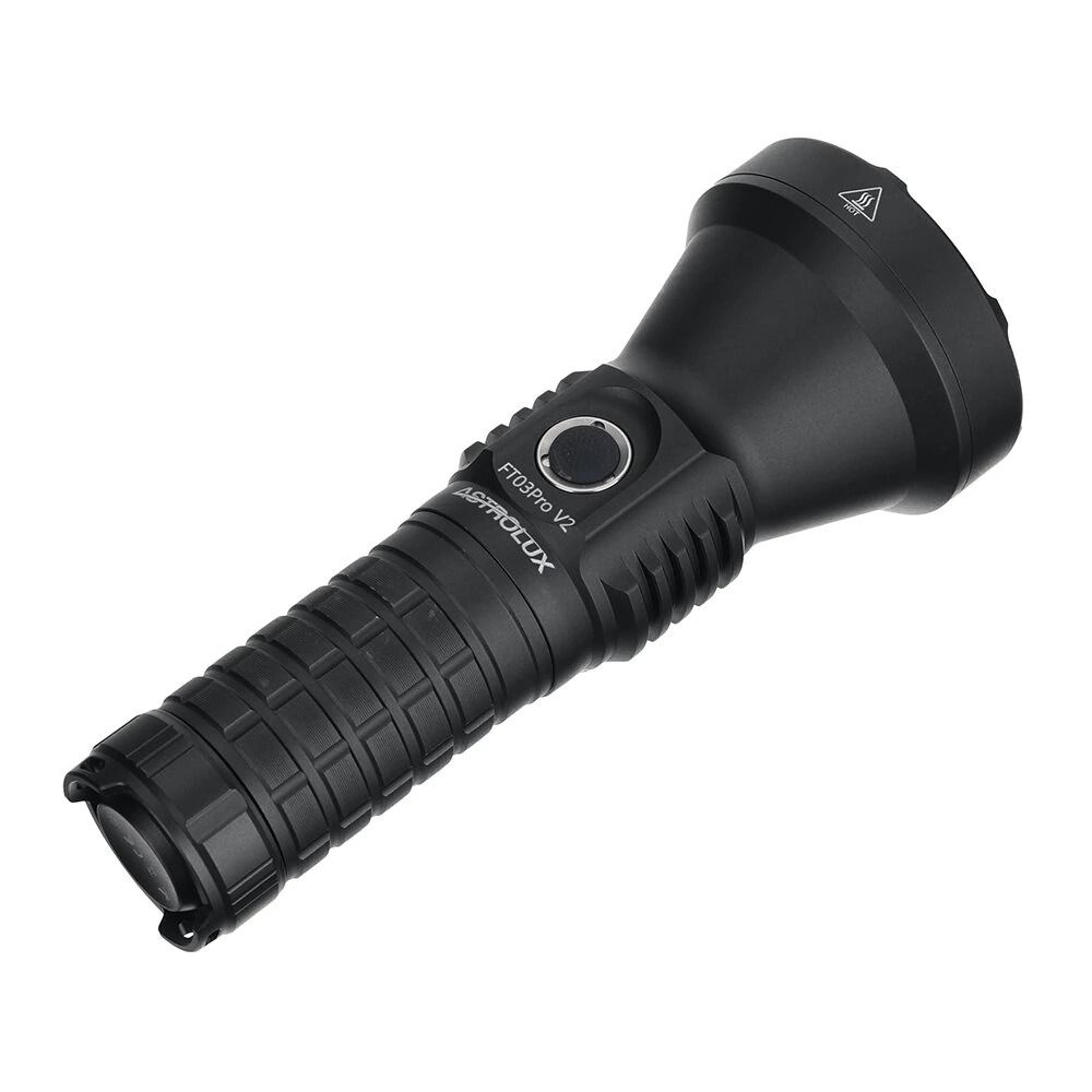 Long Range Rechargeable LED Thrower Flashlight With Stepless Dimming And USB C Charging 2