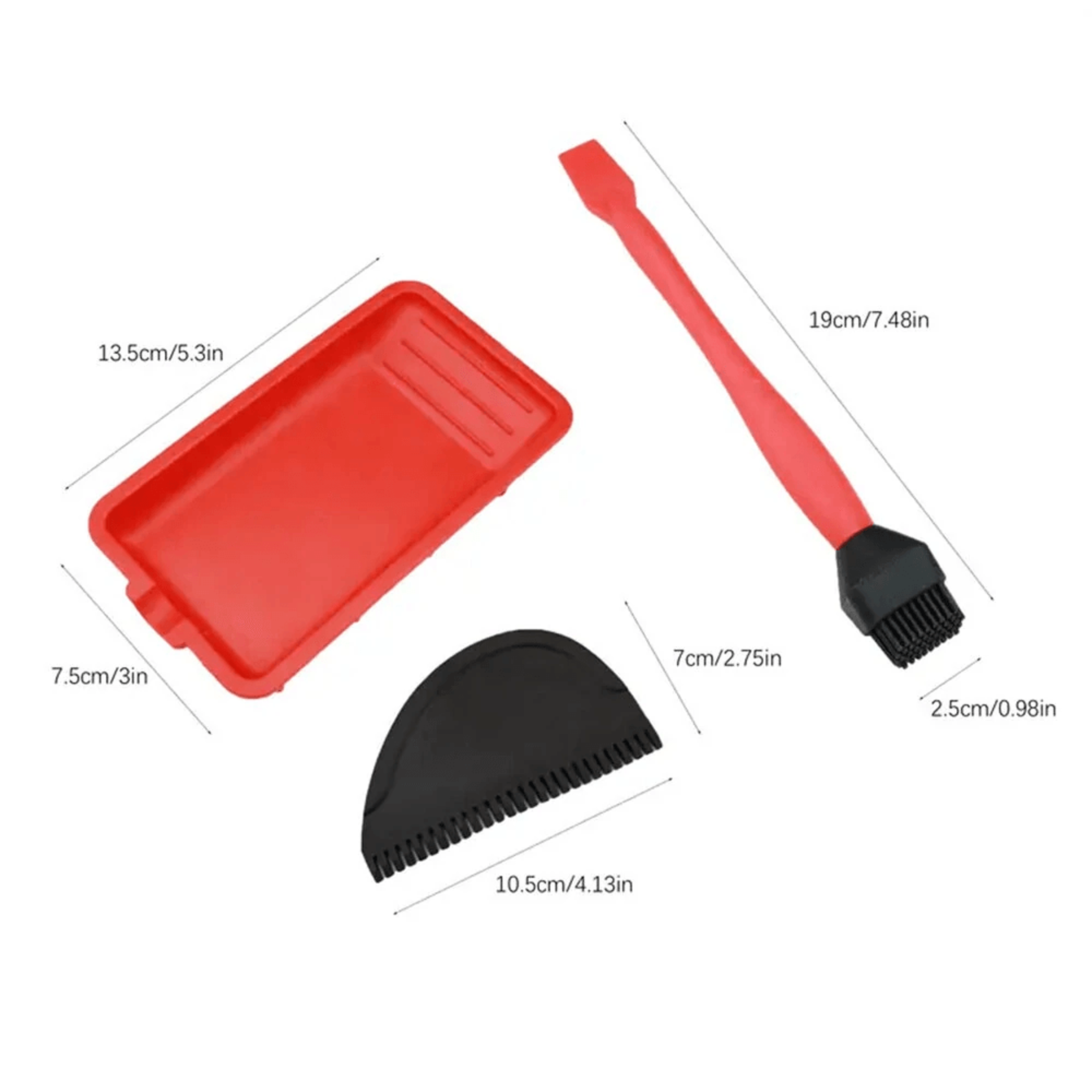Reusable Silicone Glue Applicator Kit With Brush Tray And Woodworking Glue Spreader 8