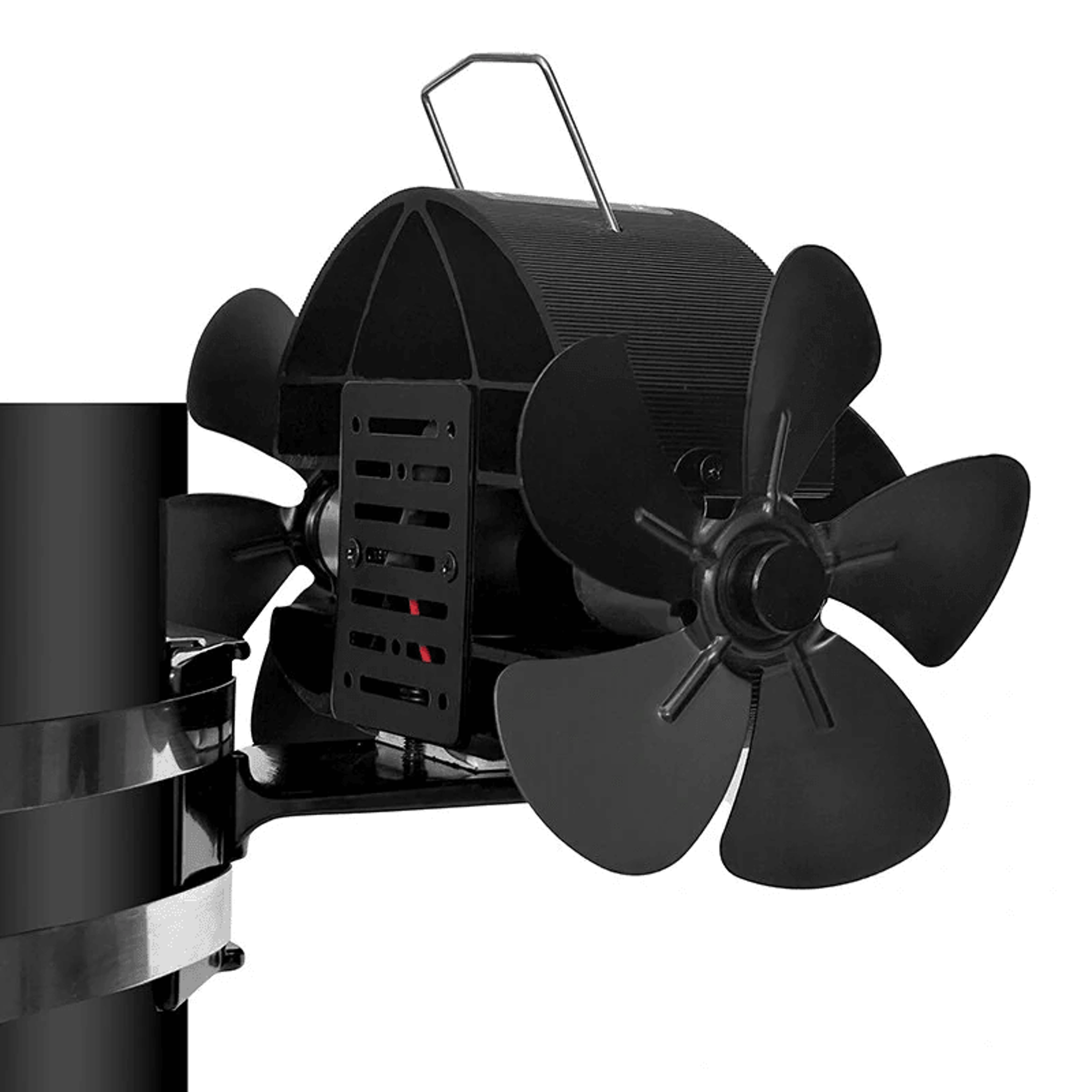 Blade Heat Powered Stove Fan For Fireplace Heat Circulation 4