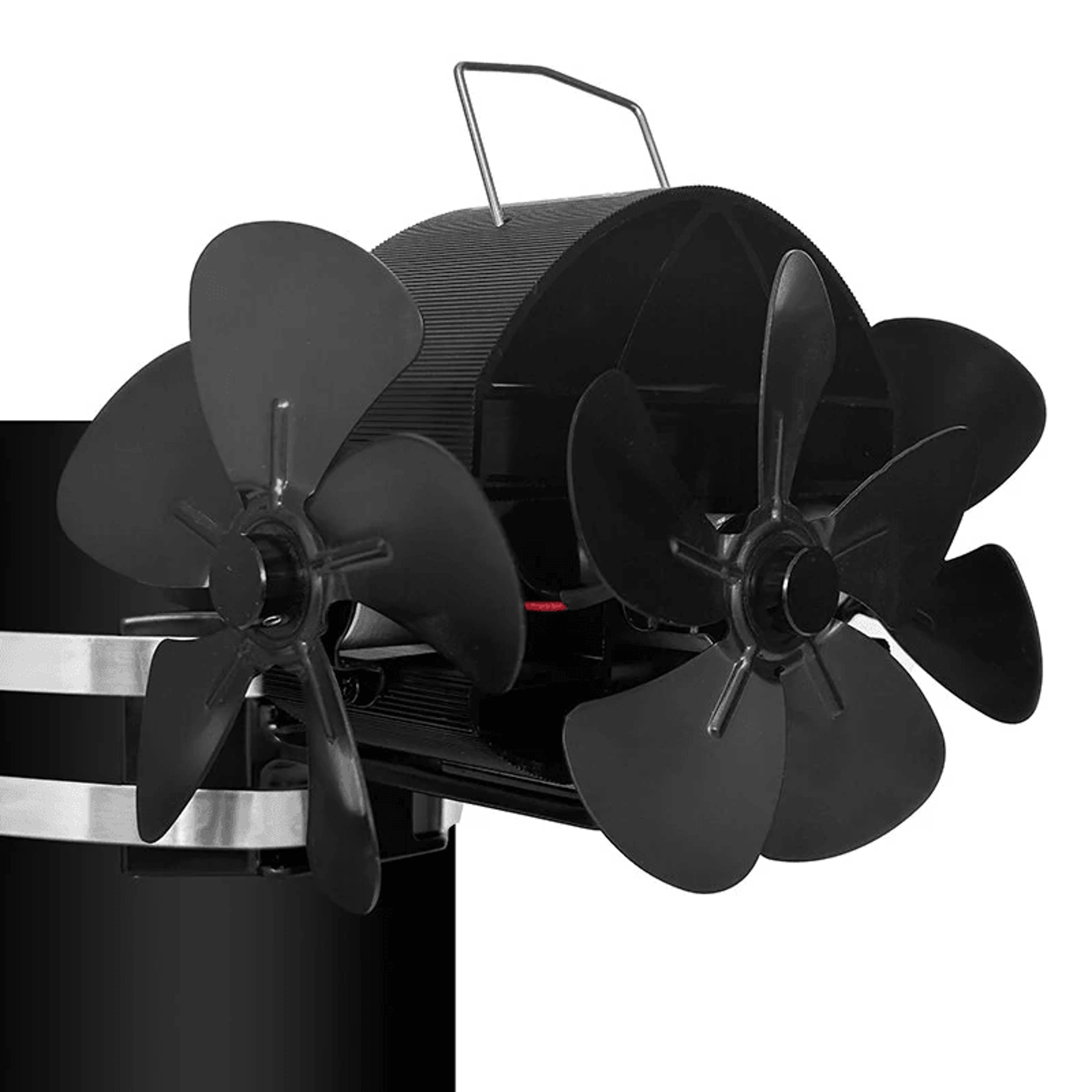 Blade Heat Powered Stove Fan For Fireplace Heat Circulation 2
