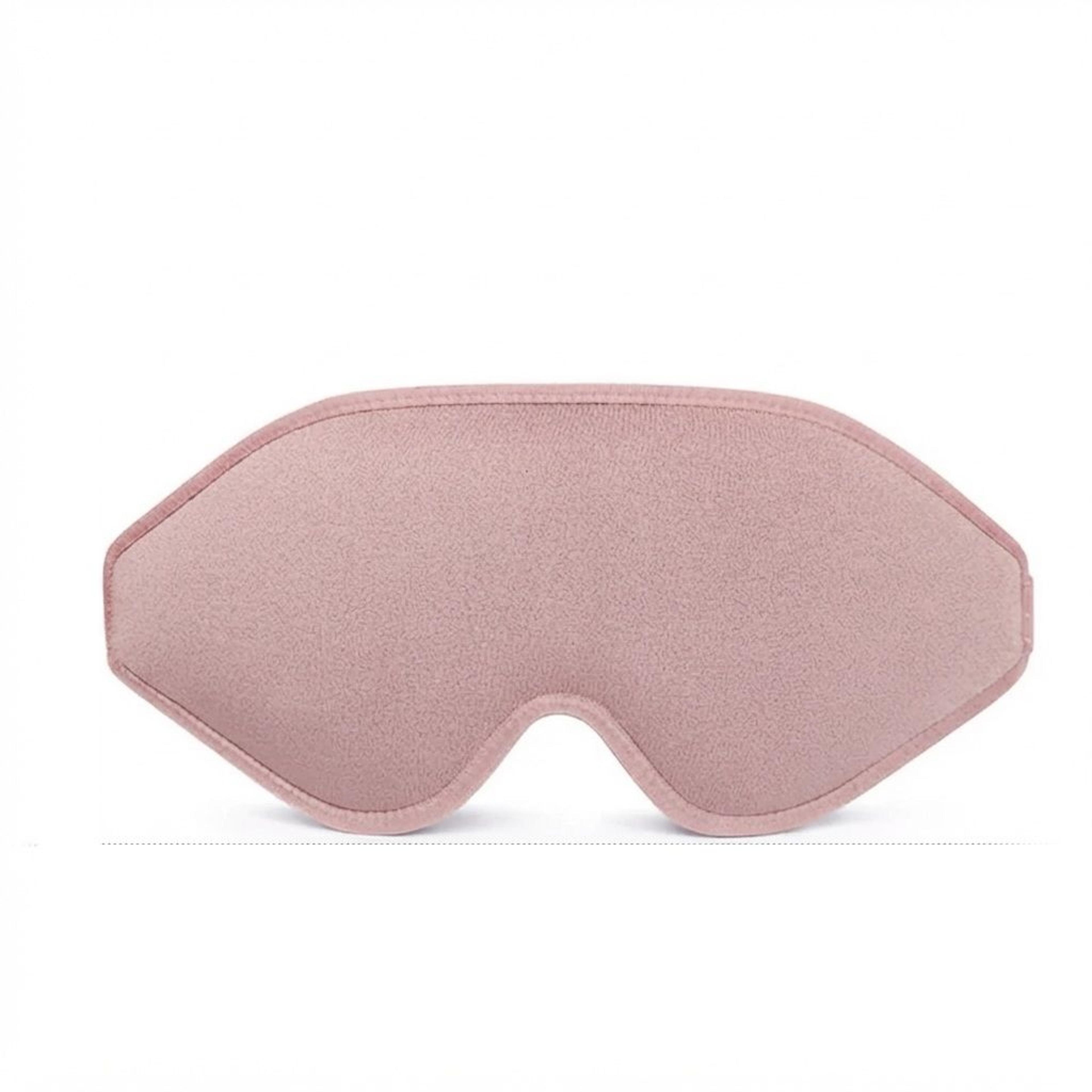 memory foam sleep mask with deep eye cups and adjustable strap