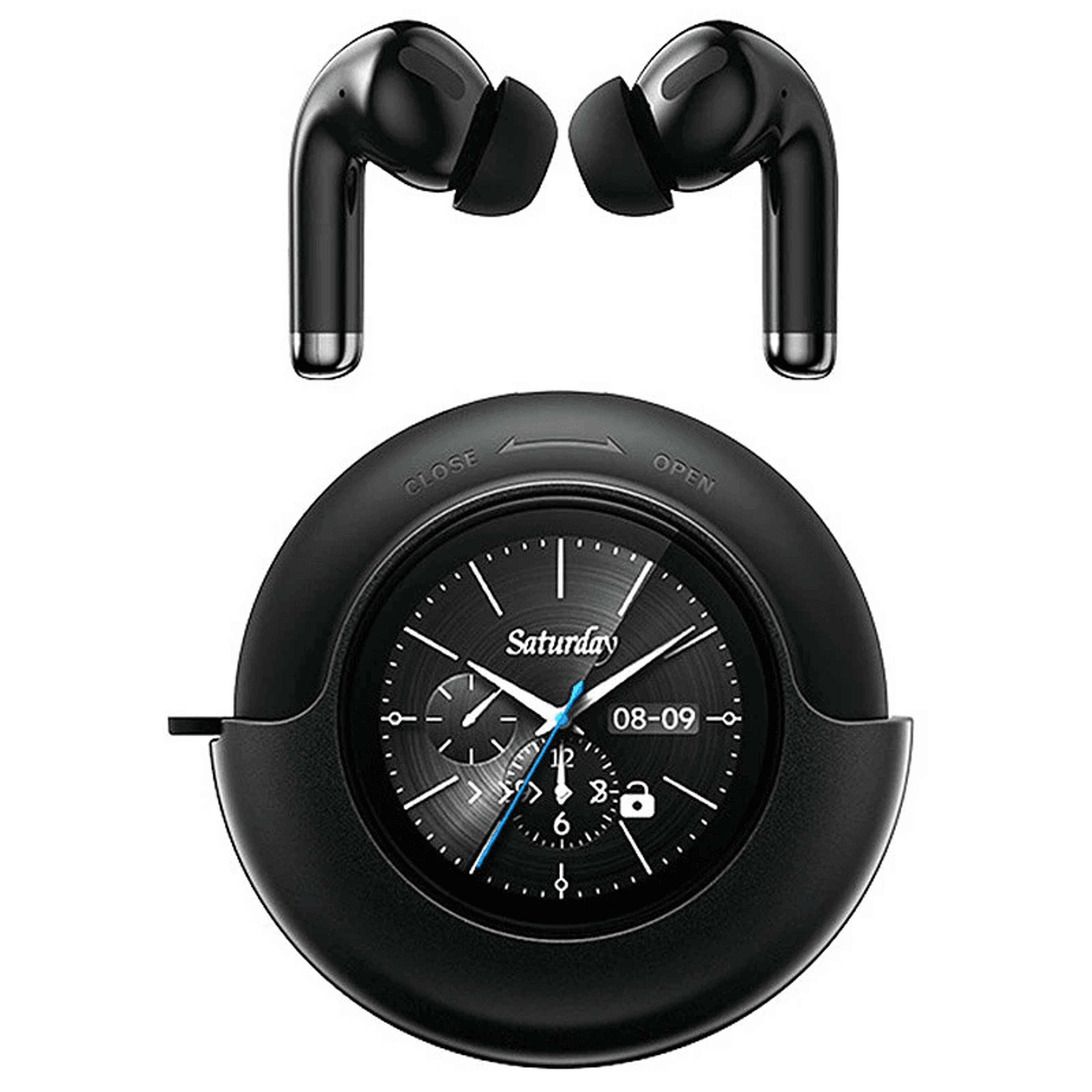 wireless bluetooth earbuds with smart touch screen dynamic drivers noise cancelling and waterproof