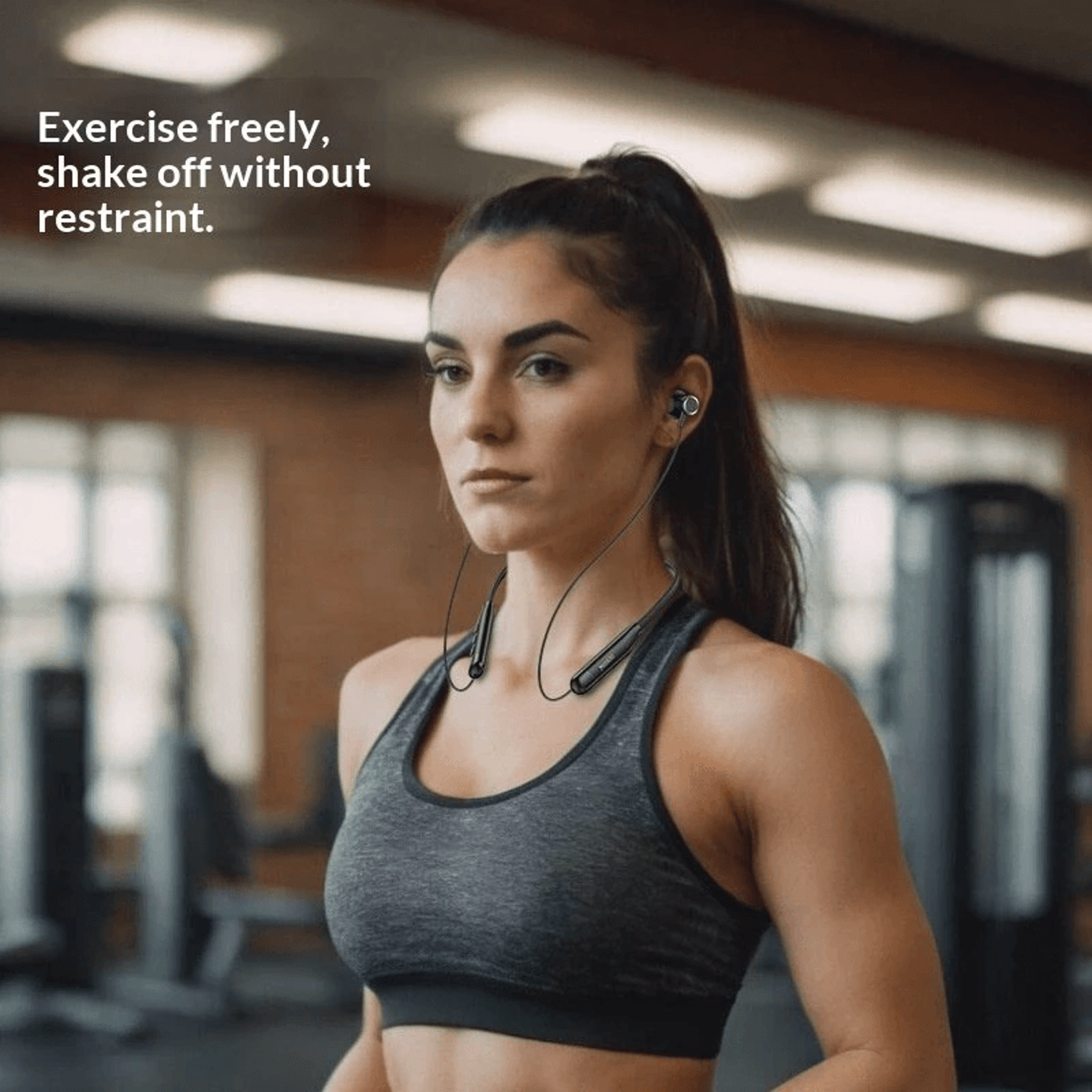 Magnetic Adsorption Wireless Neckband Earphones Bluetooth With Drivers And Playback 1