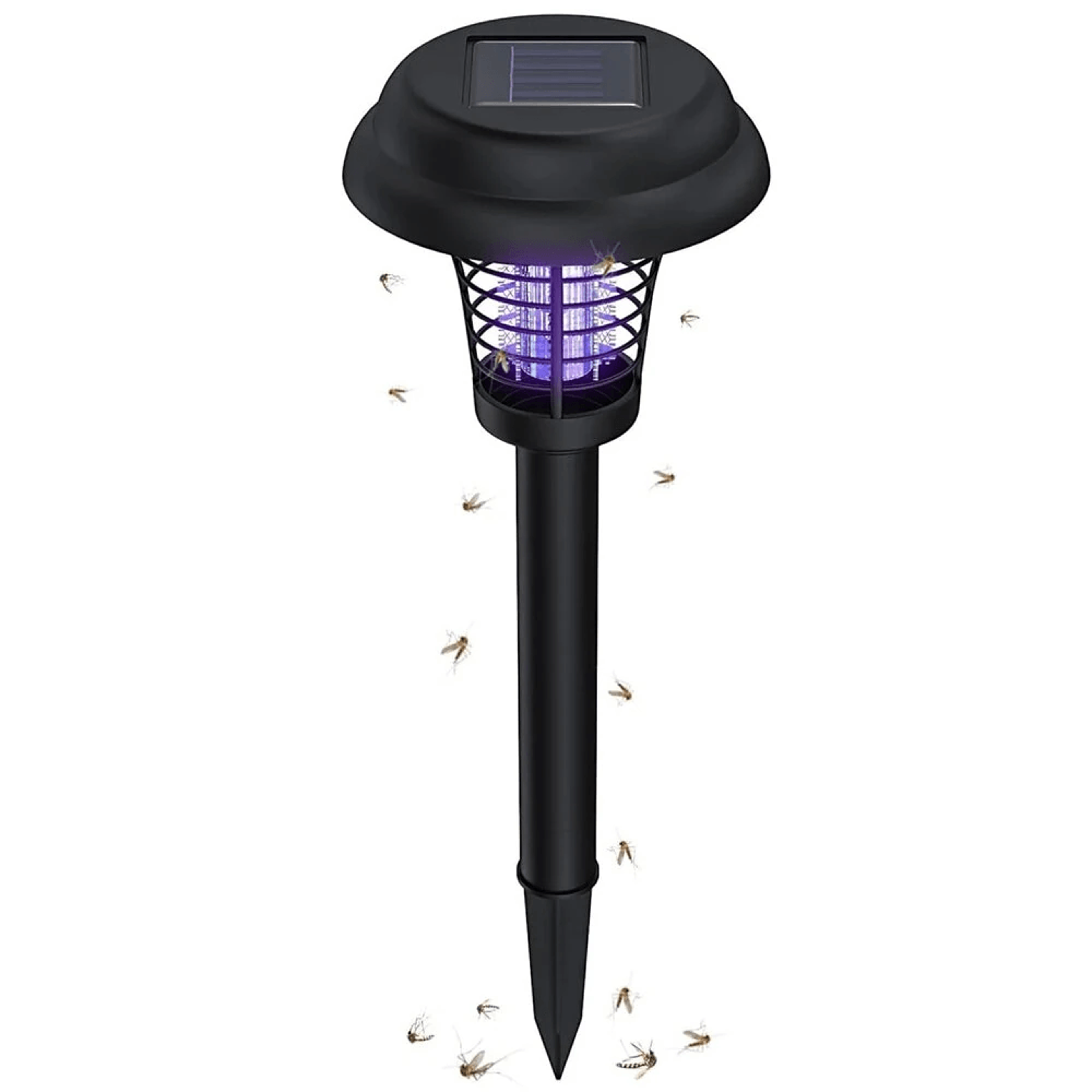 solar mosquito killer lawn light with uv attraction waterproof outdoor insect zapper