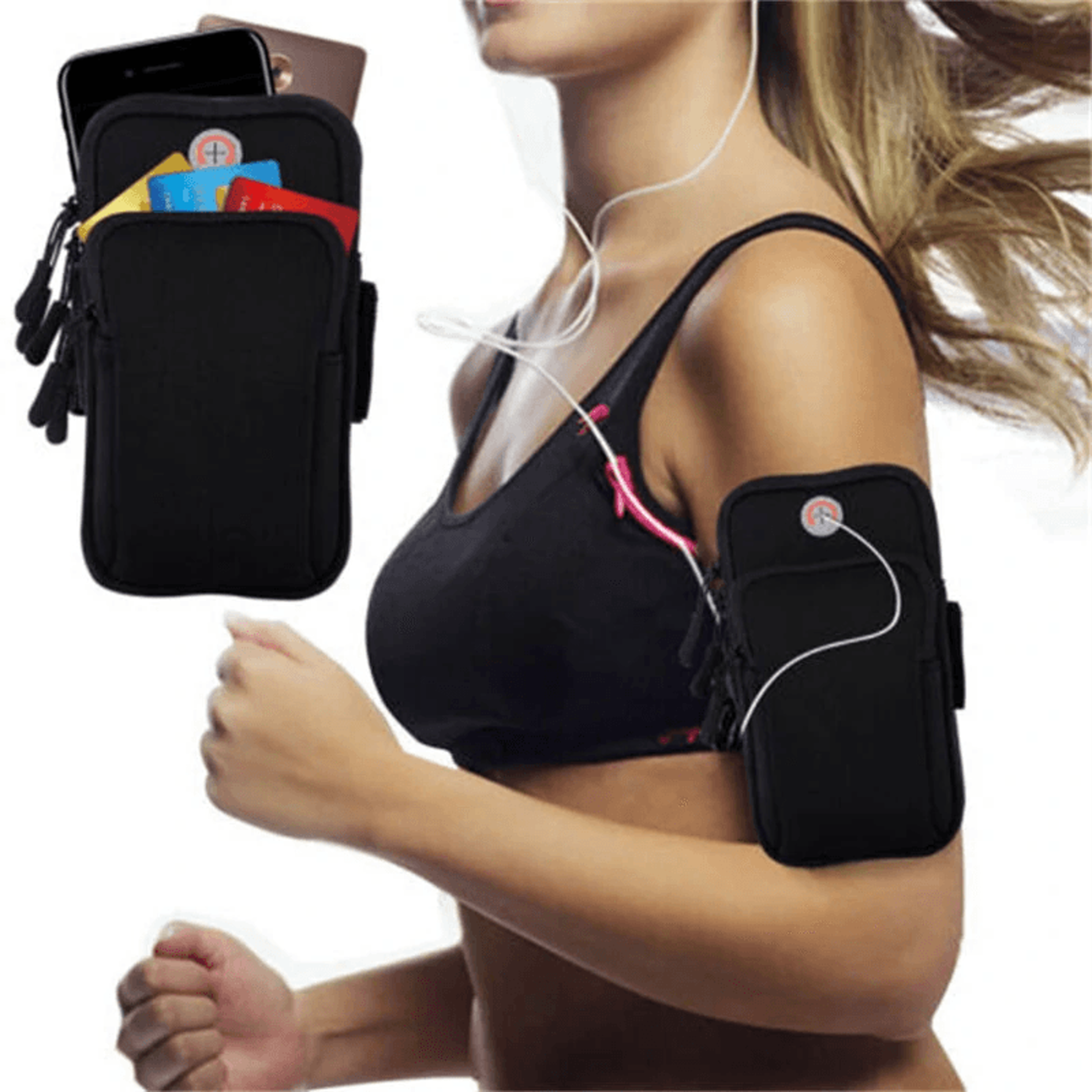 waterproof running arm bag adjustable lightweight sports phone holder bag