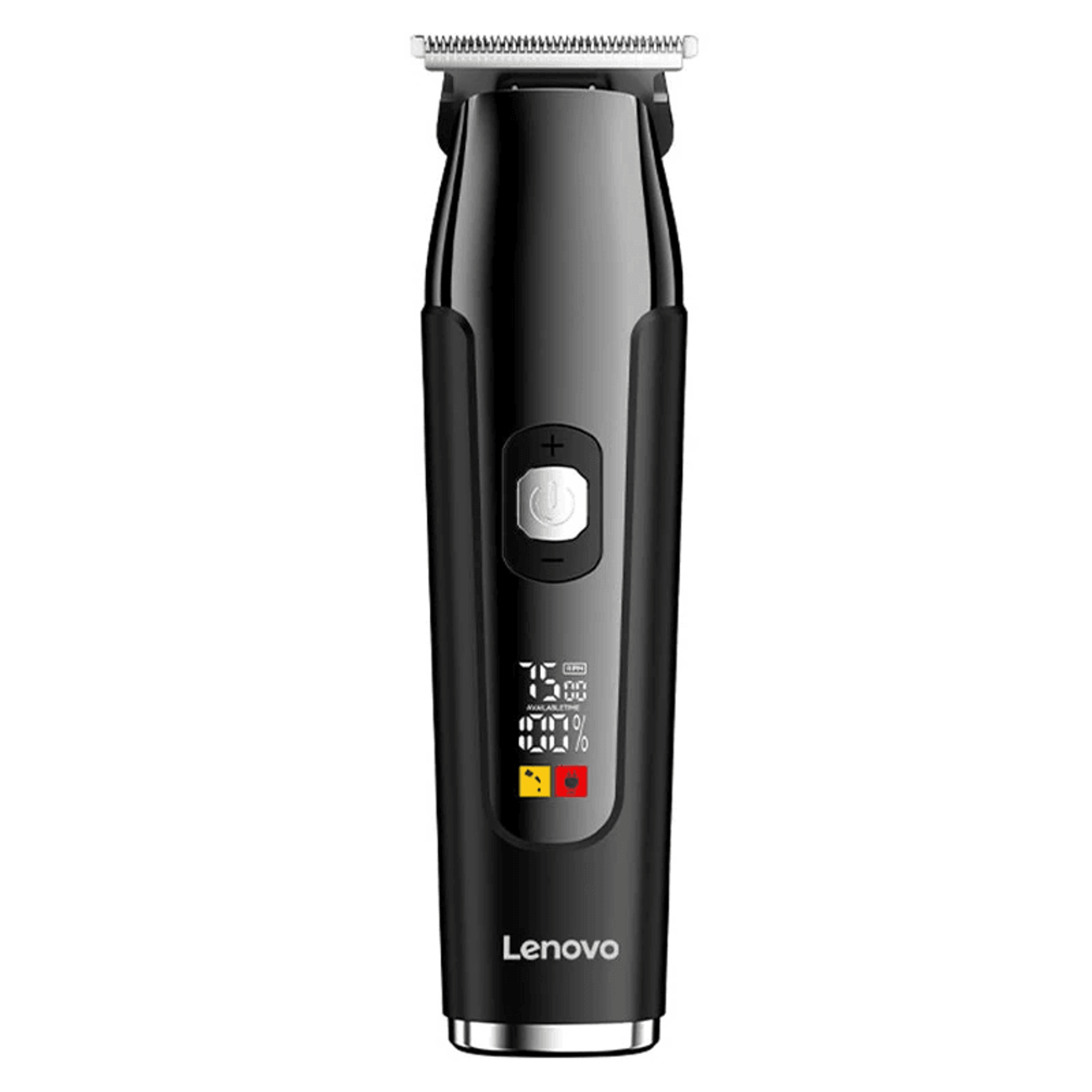 cordless hair clipper with led display motor speed settings and guide combs