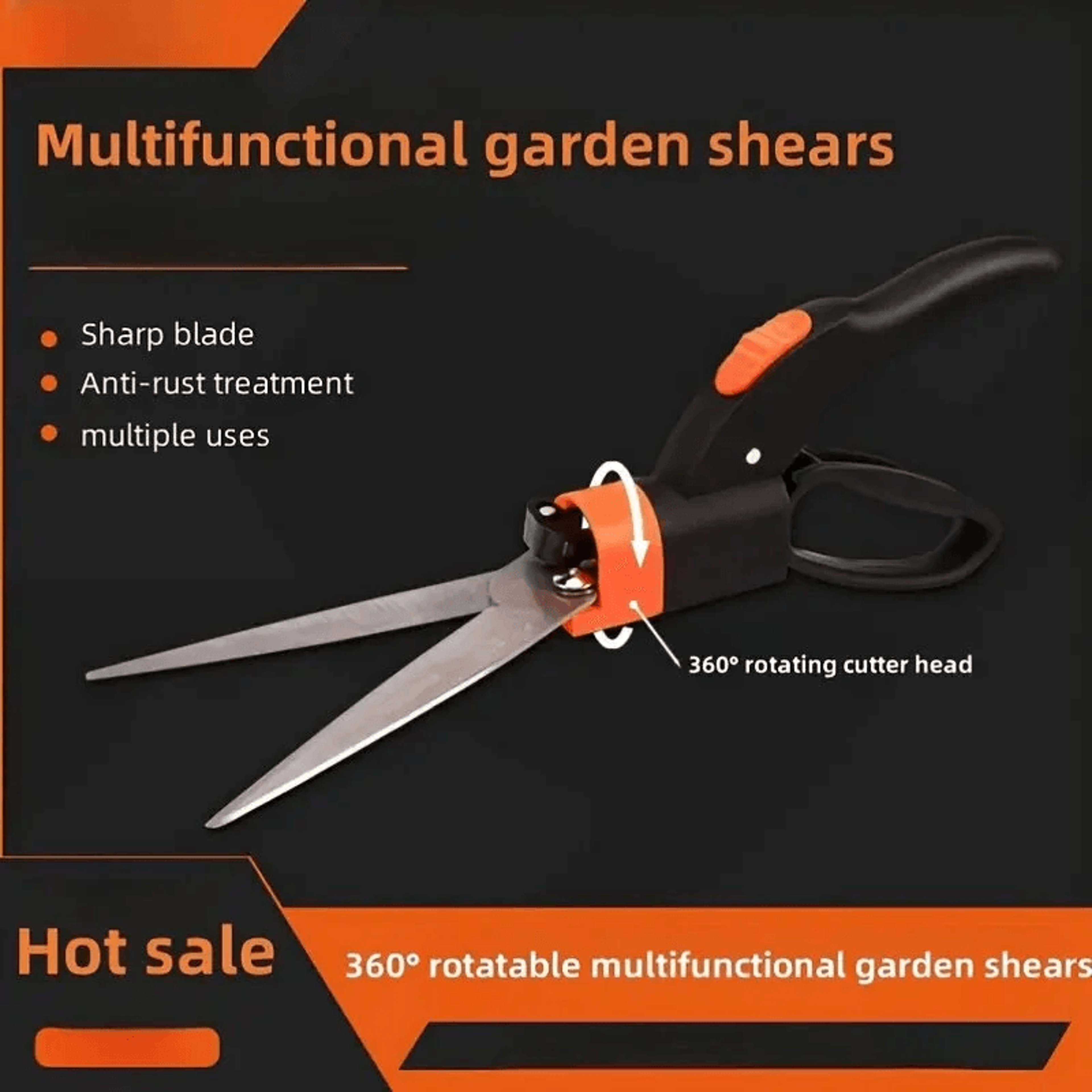 Rotating Multifunctional Pruning Shears Precise Garden Trimming 4