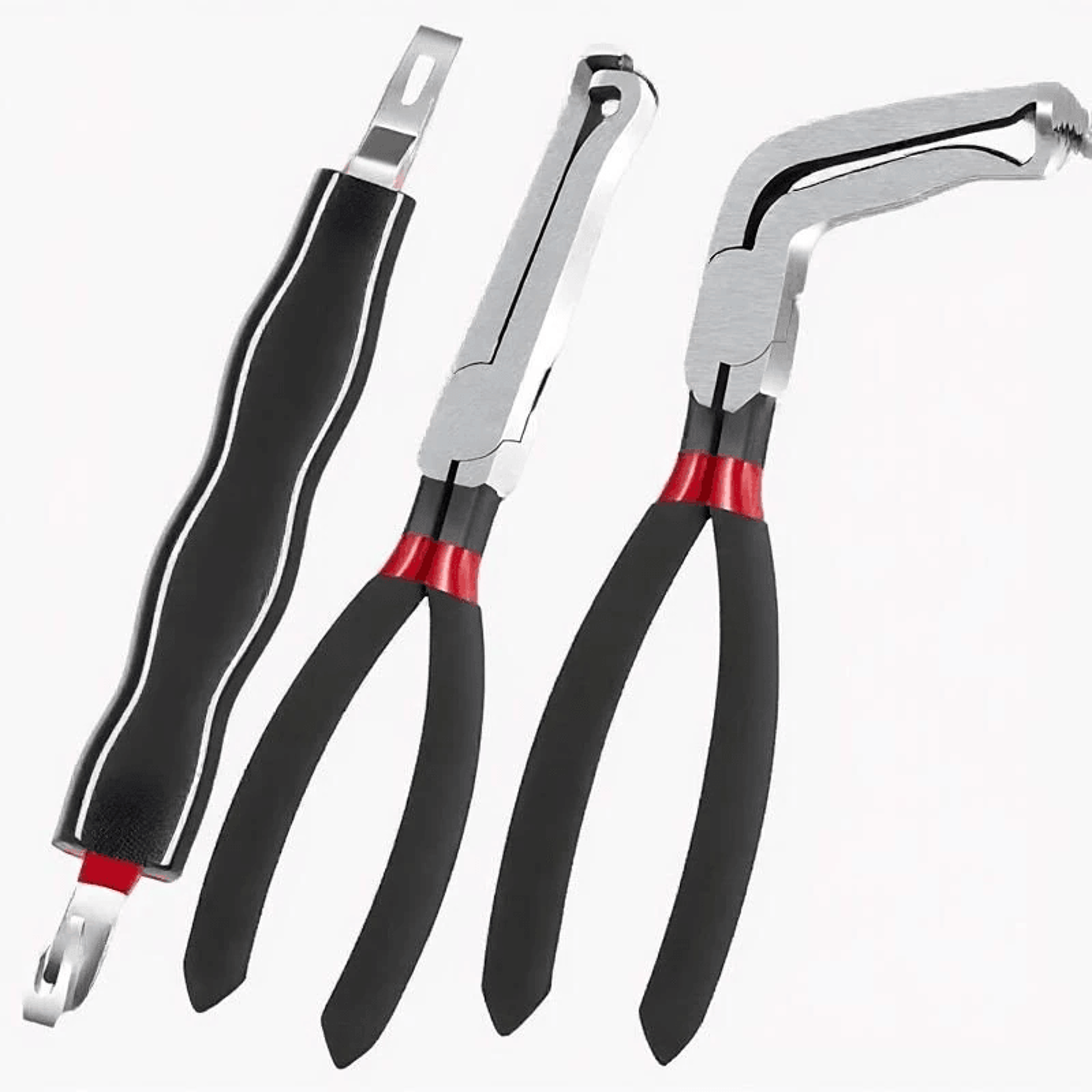 automotive disconnect pliers set carbon steel connector removal tool