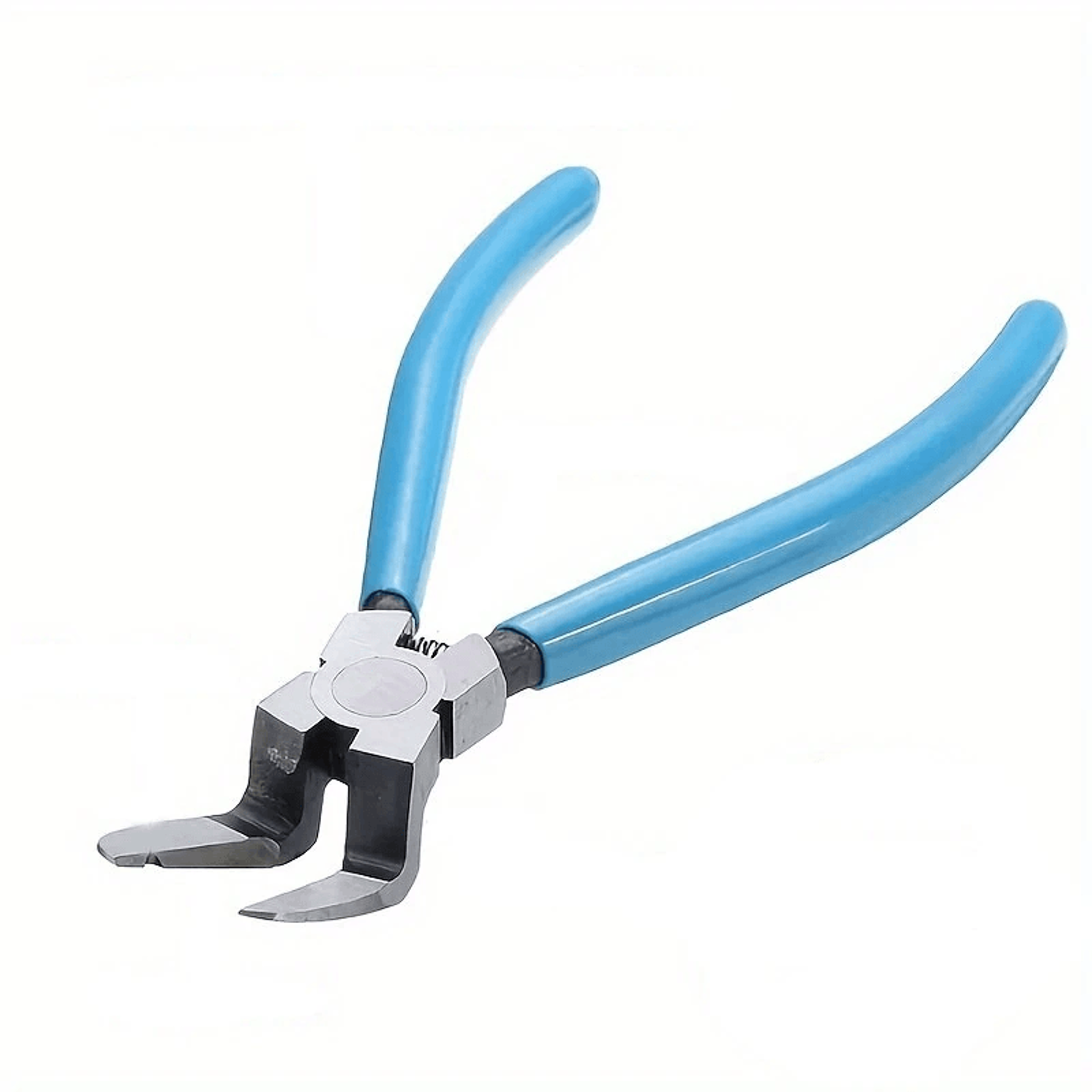 heavy duty iron diagonal pliers wire stripper and cutting tool blue