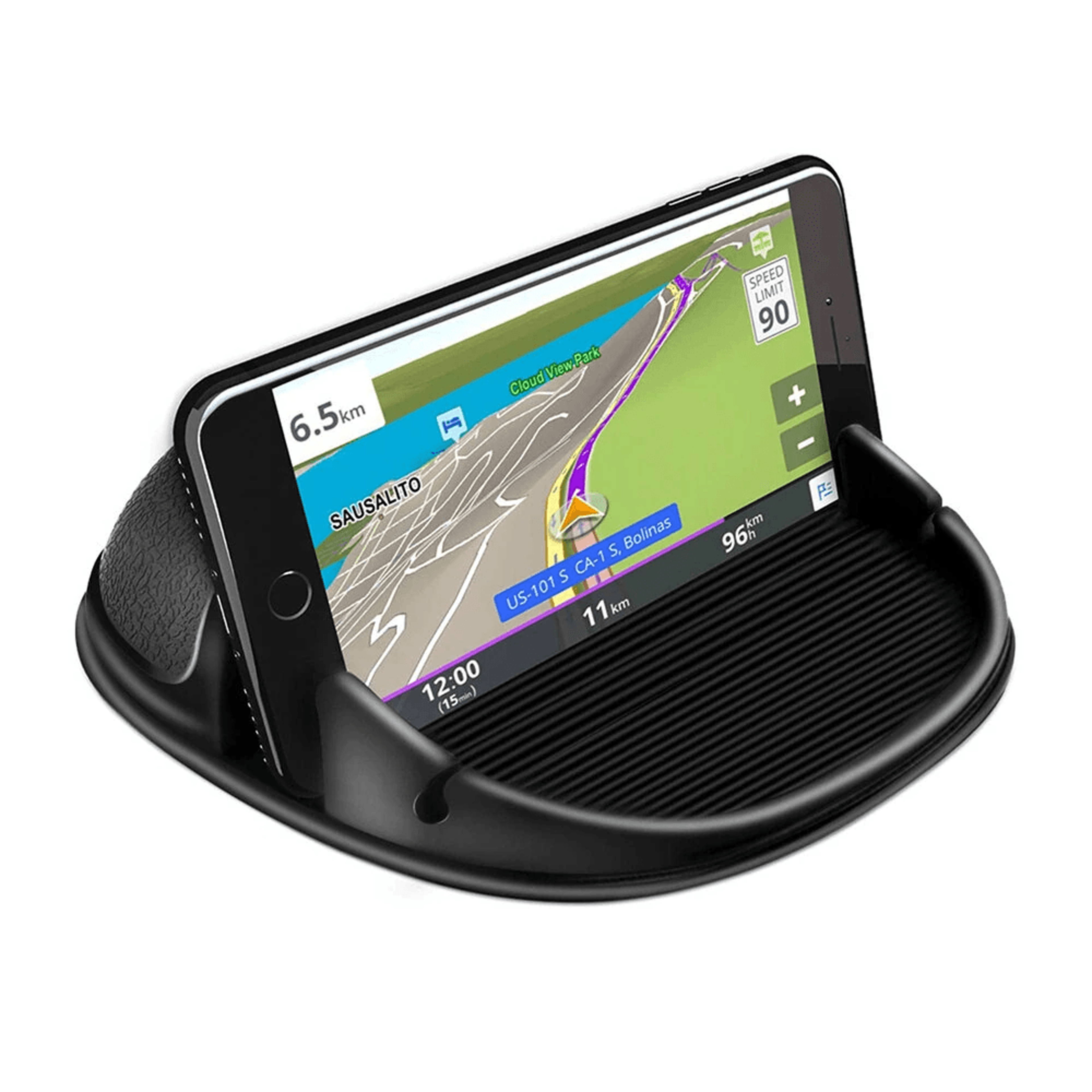 silicone car phone holder mount black dashboard pad