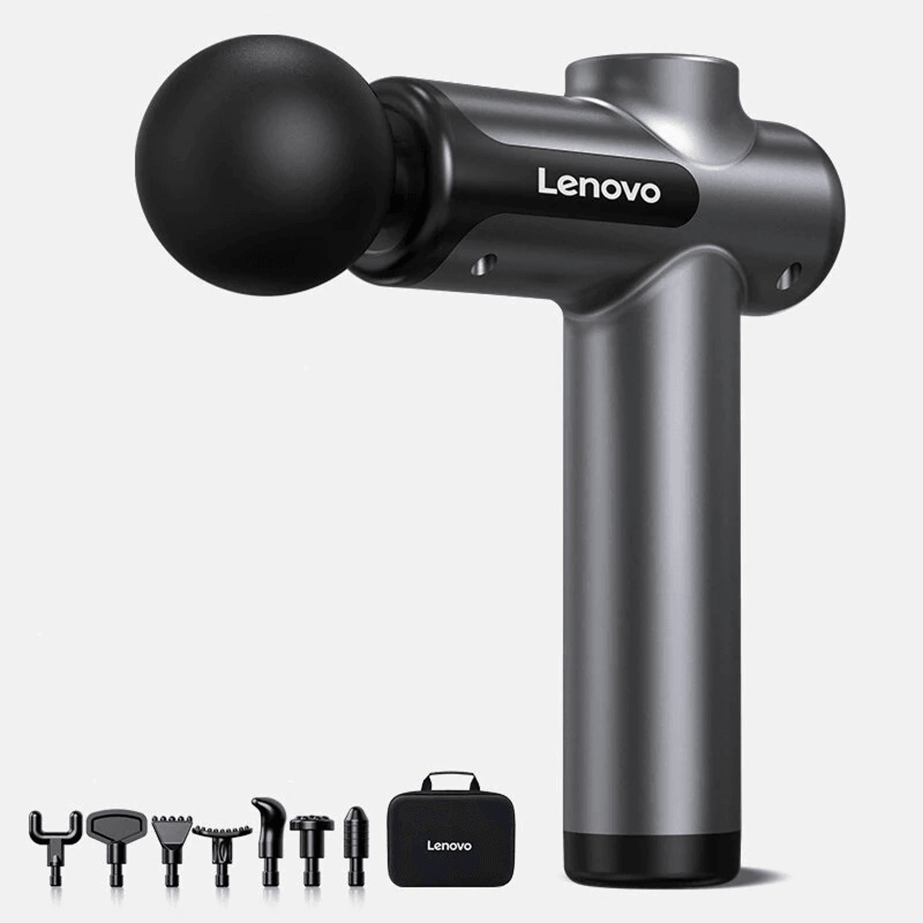 deep tissue massage gun with attachments and speed levels