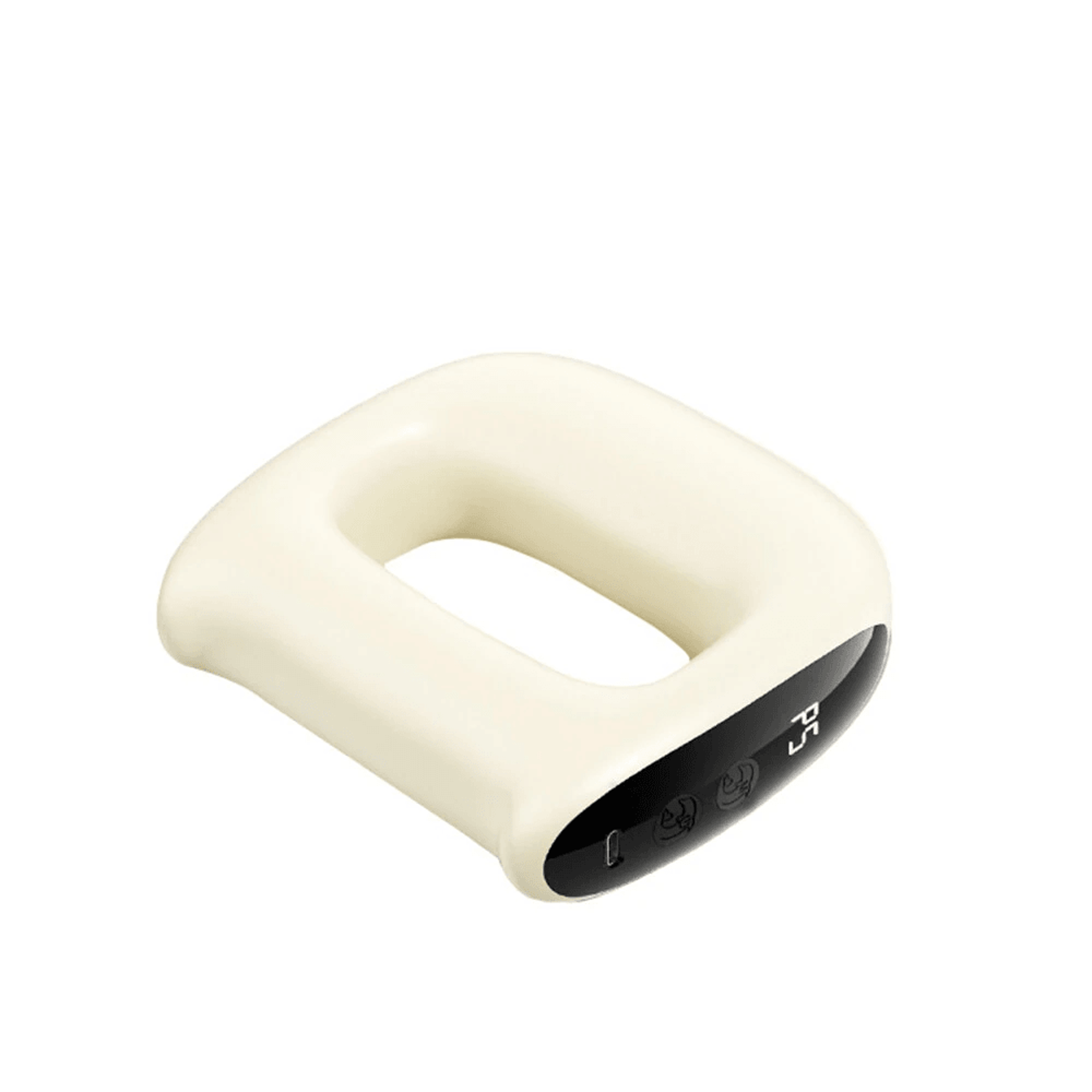 portable fascia massager ring with heat compress and type c fast charging