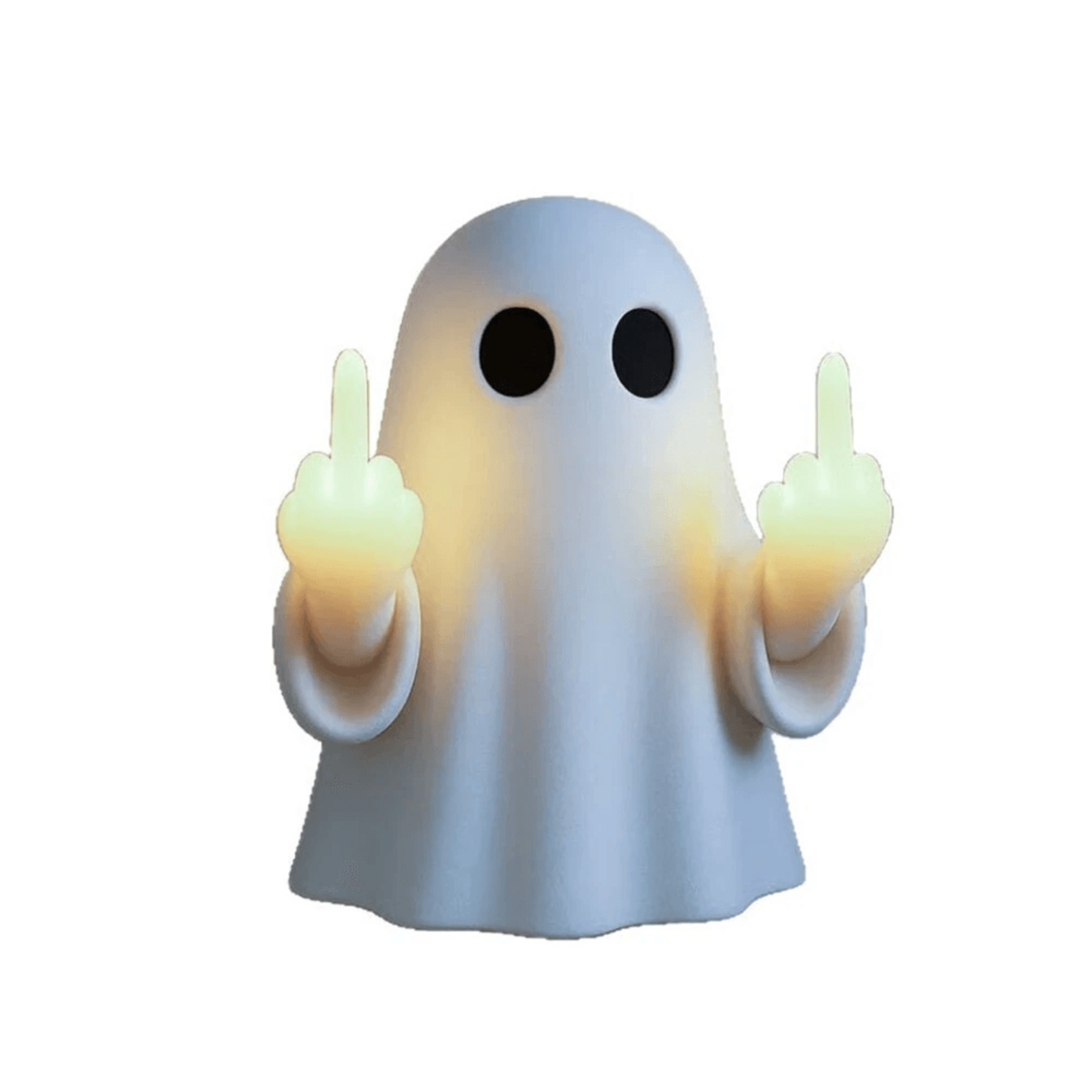 halloween ghost night light resin hanging decoration for home porch and balcony