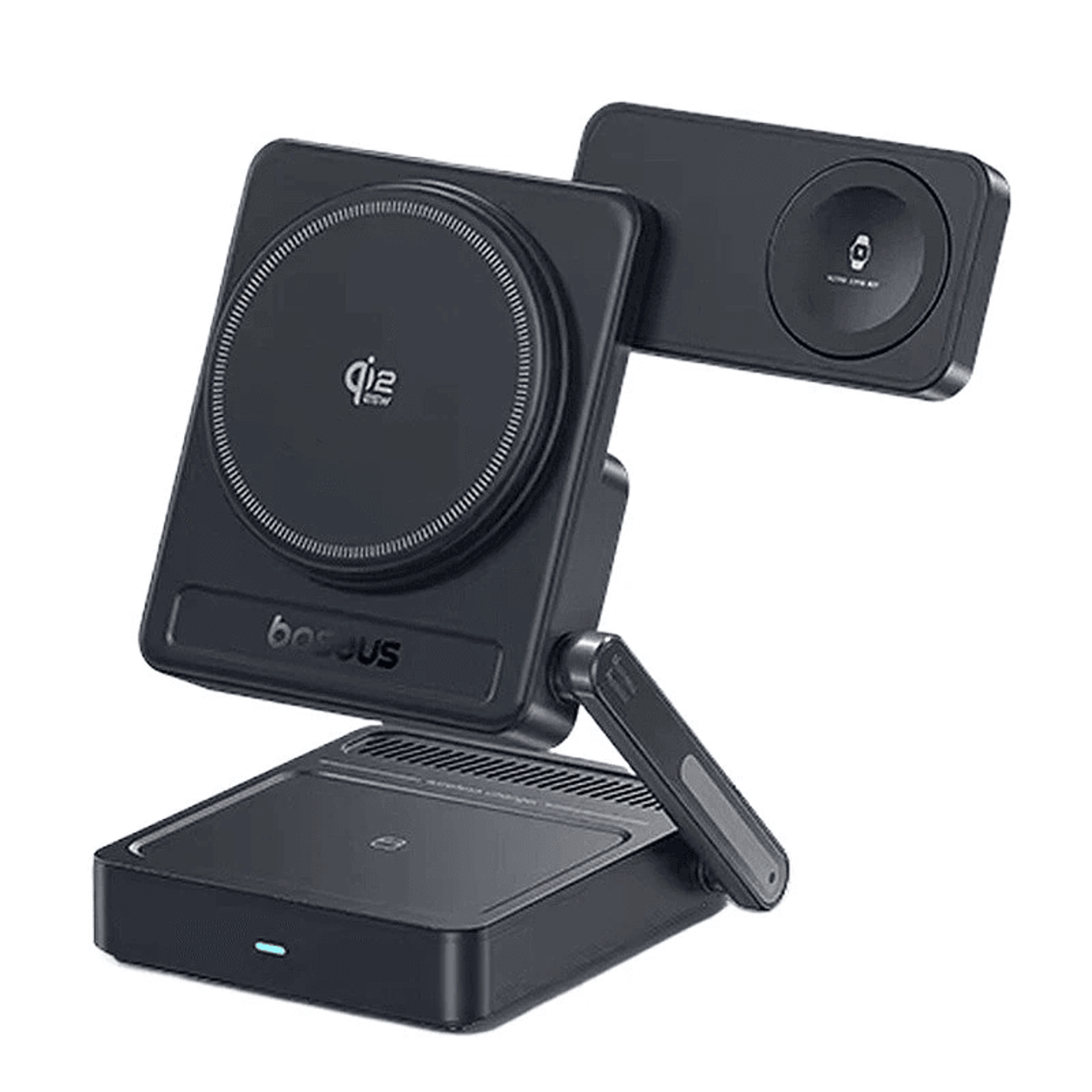 magnetic wireless charger stand foldable charging station