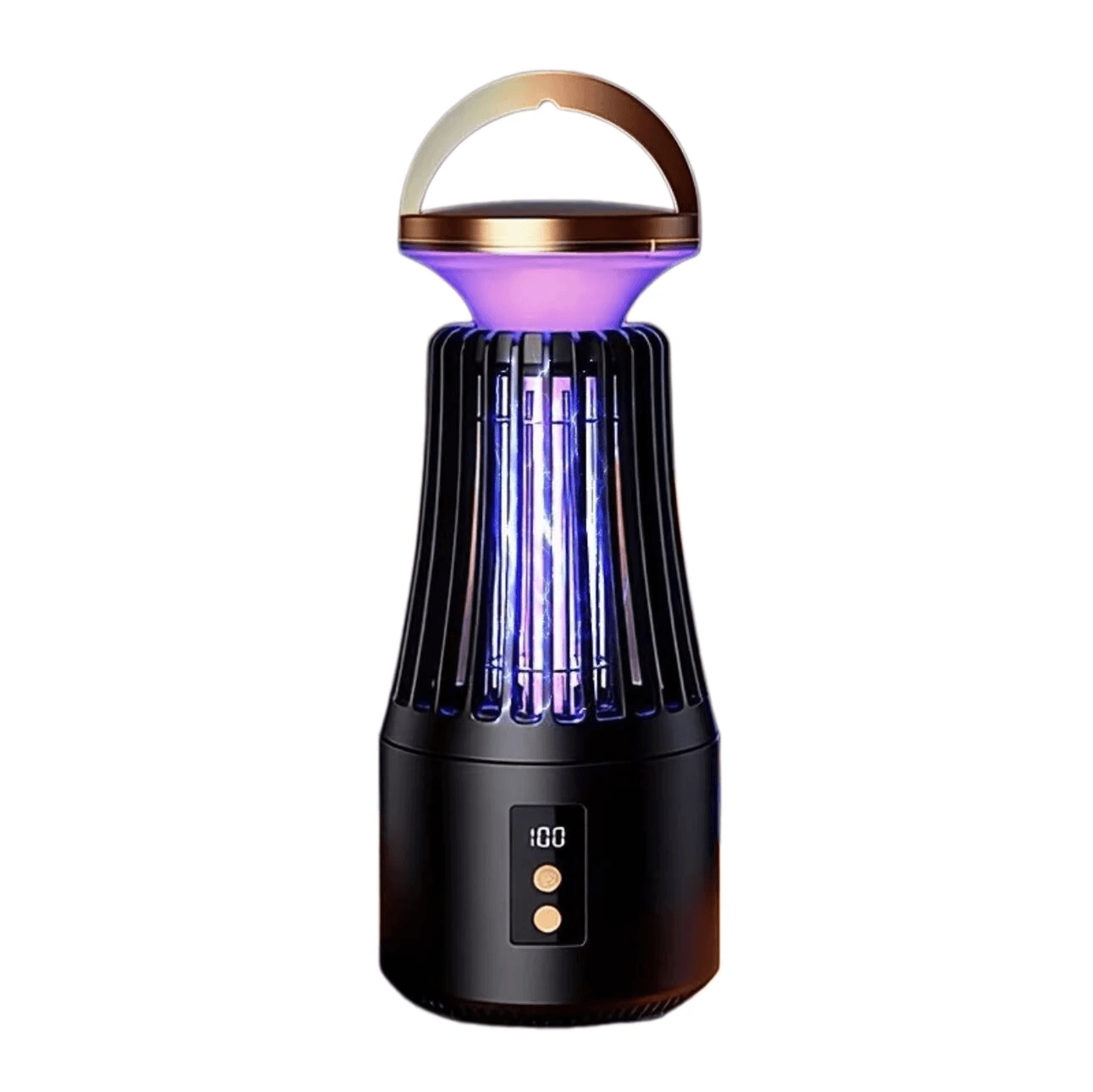 electric mosquito killer lamp with uv light grid and rechargeable timer