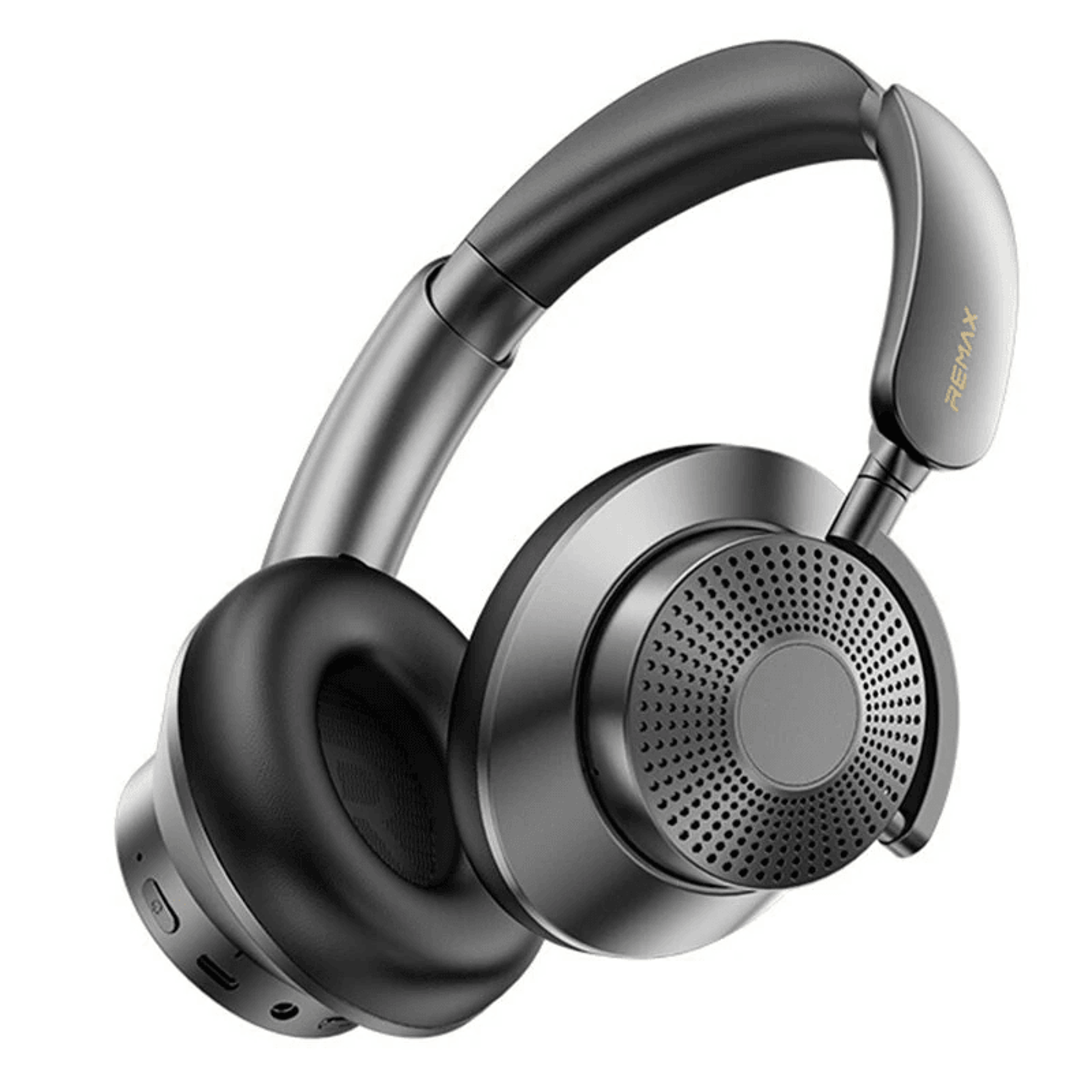 wireless anc over ear headphones with drivers and hour playback
