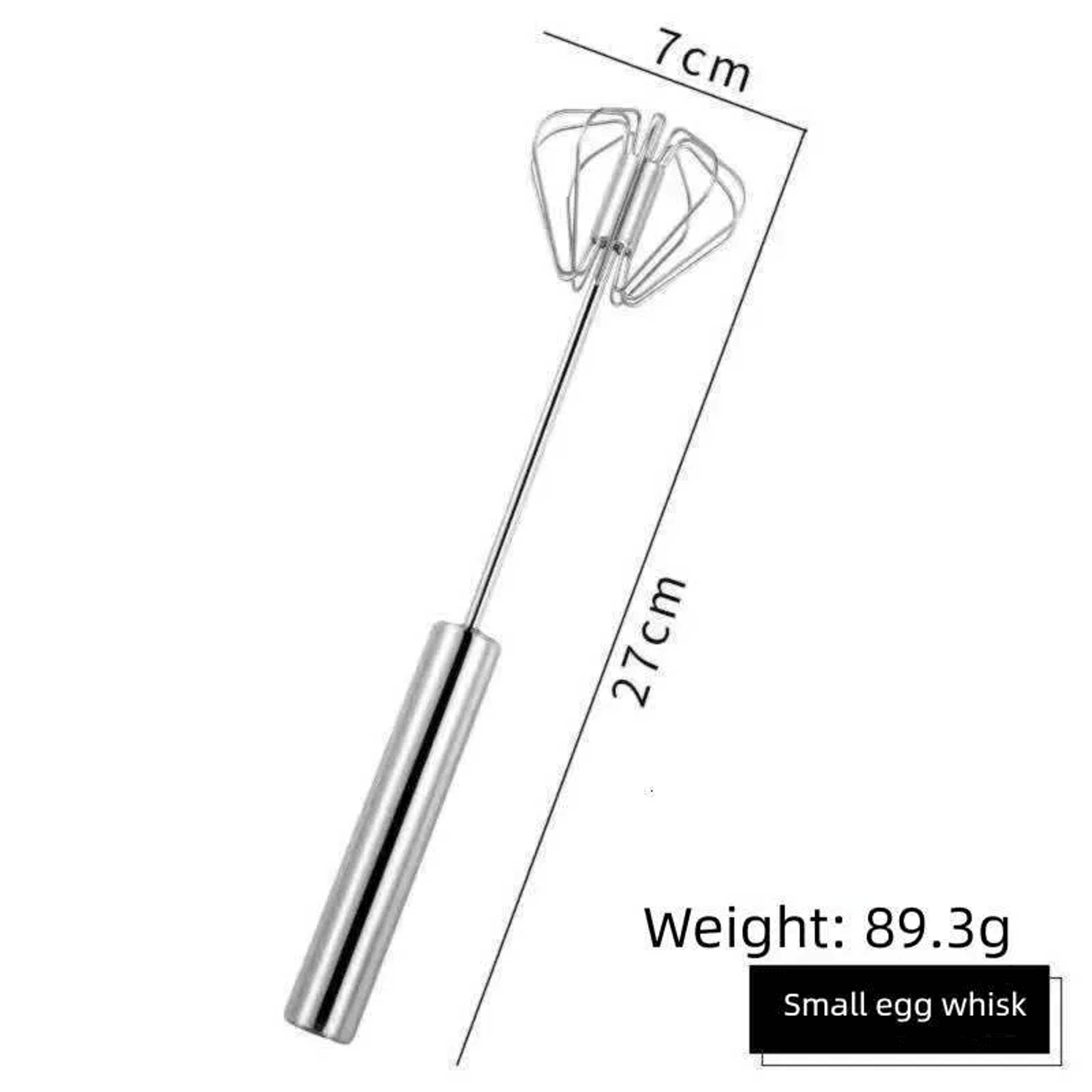 Stainless Steel Semi Automatic Hand Push Egg Beater Whisk For Baking And Mixing 5