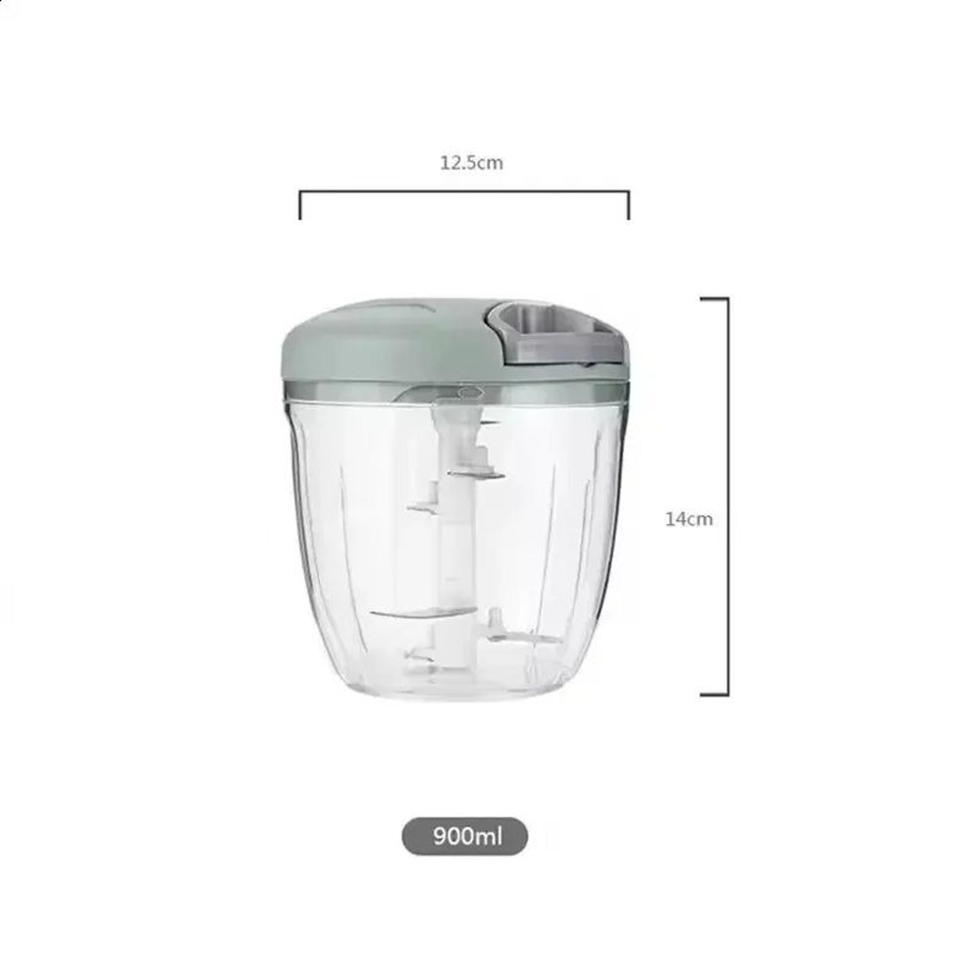 Manual Garlic Chopper Cup Rotating Vegetable Onion And Meat Mincer 5