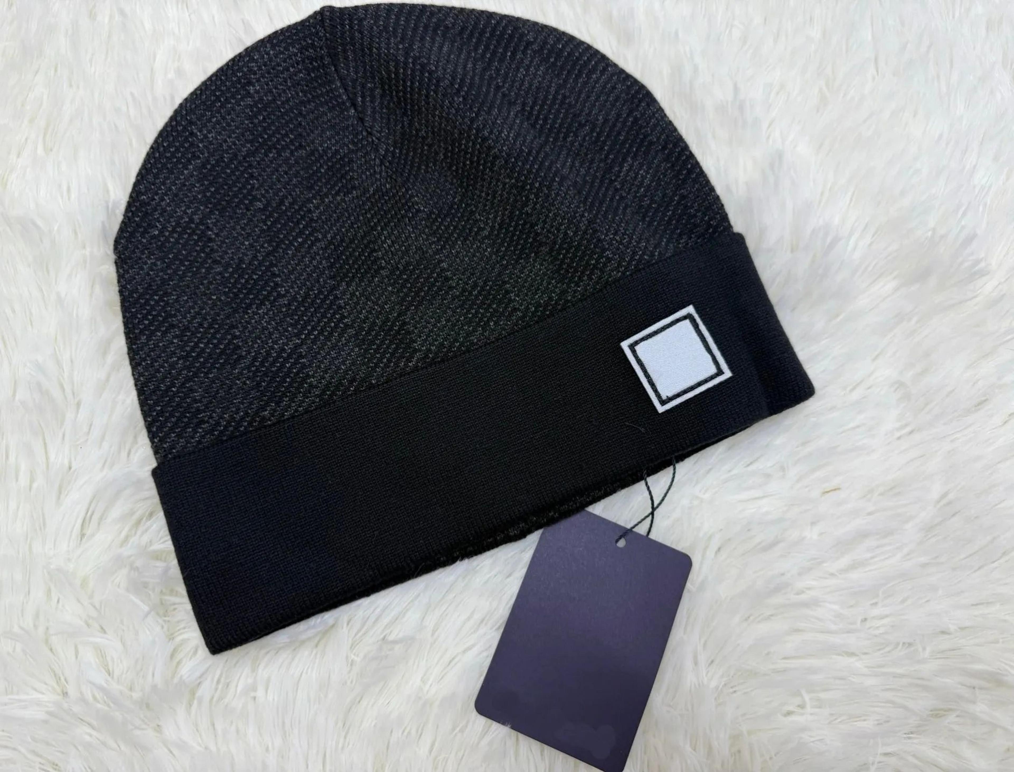 classic knit beanie hat for men and women with dome top and fitted design