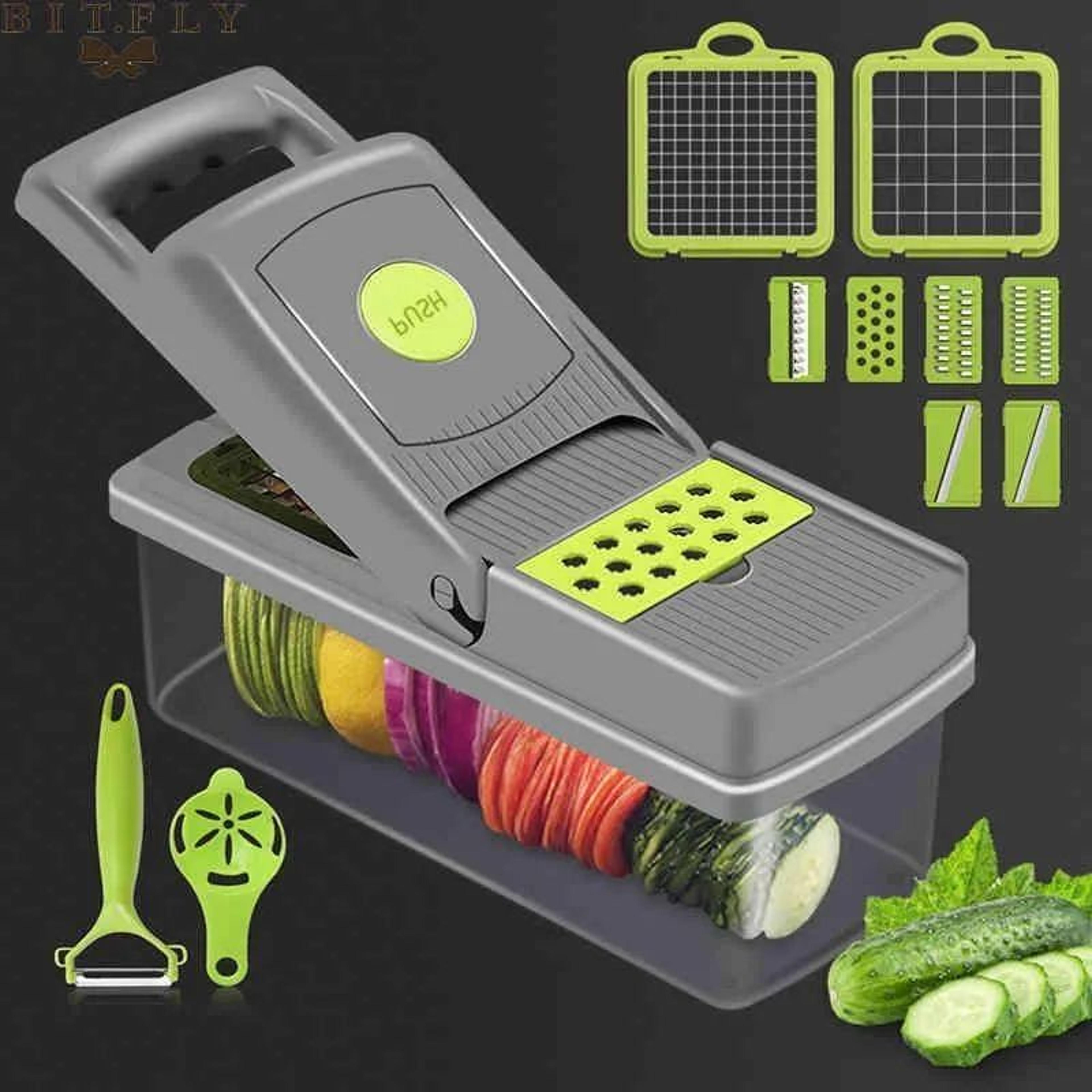 vegetable cutter set with mandoline slicer peeler and grater