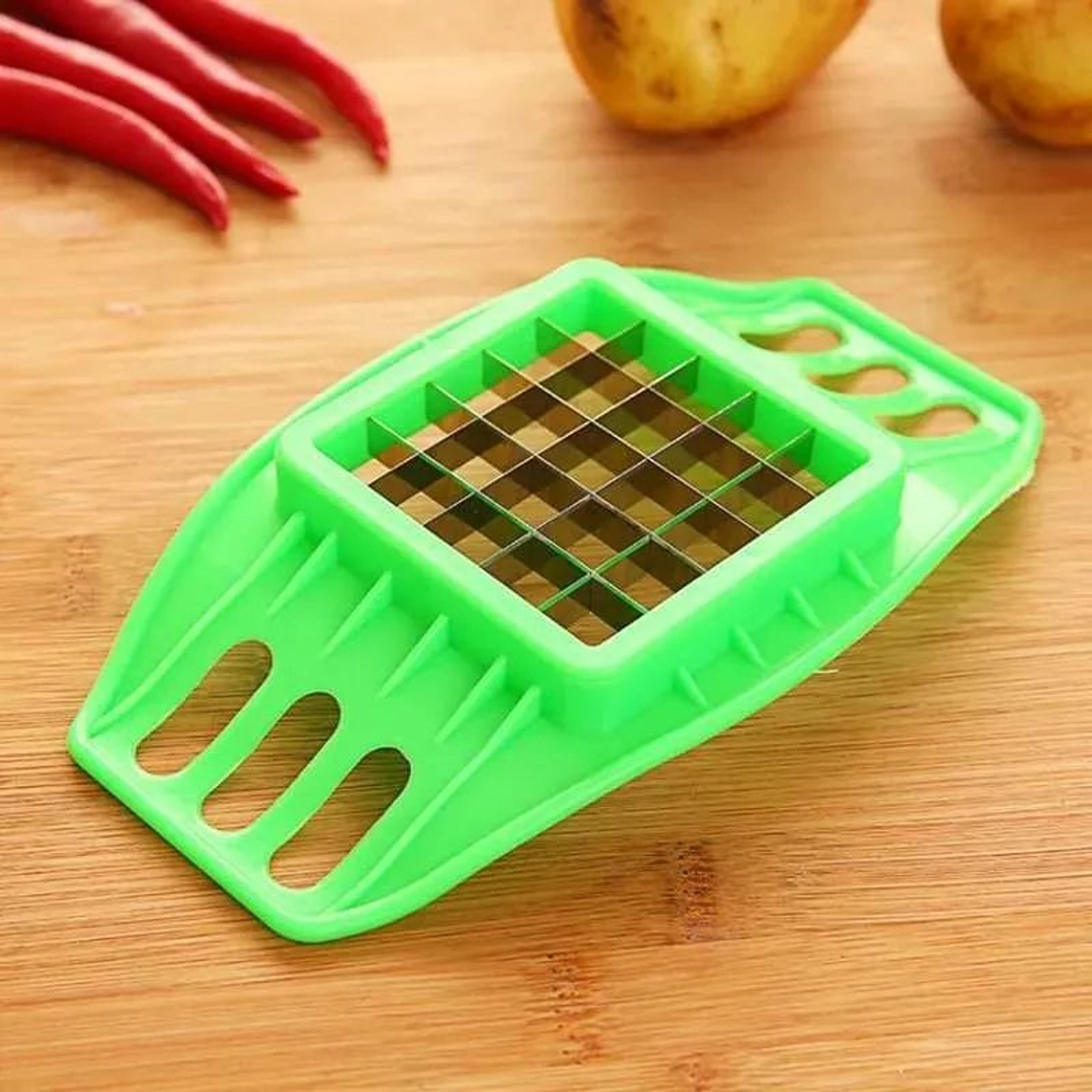Stainless Steel Potato Slicer And Vegetable Cutter With 3