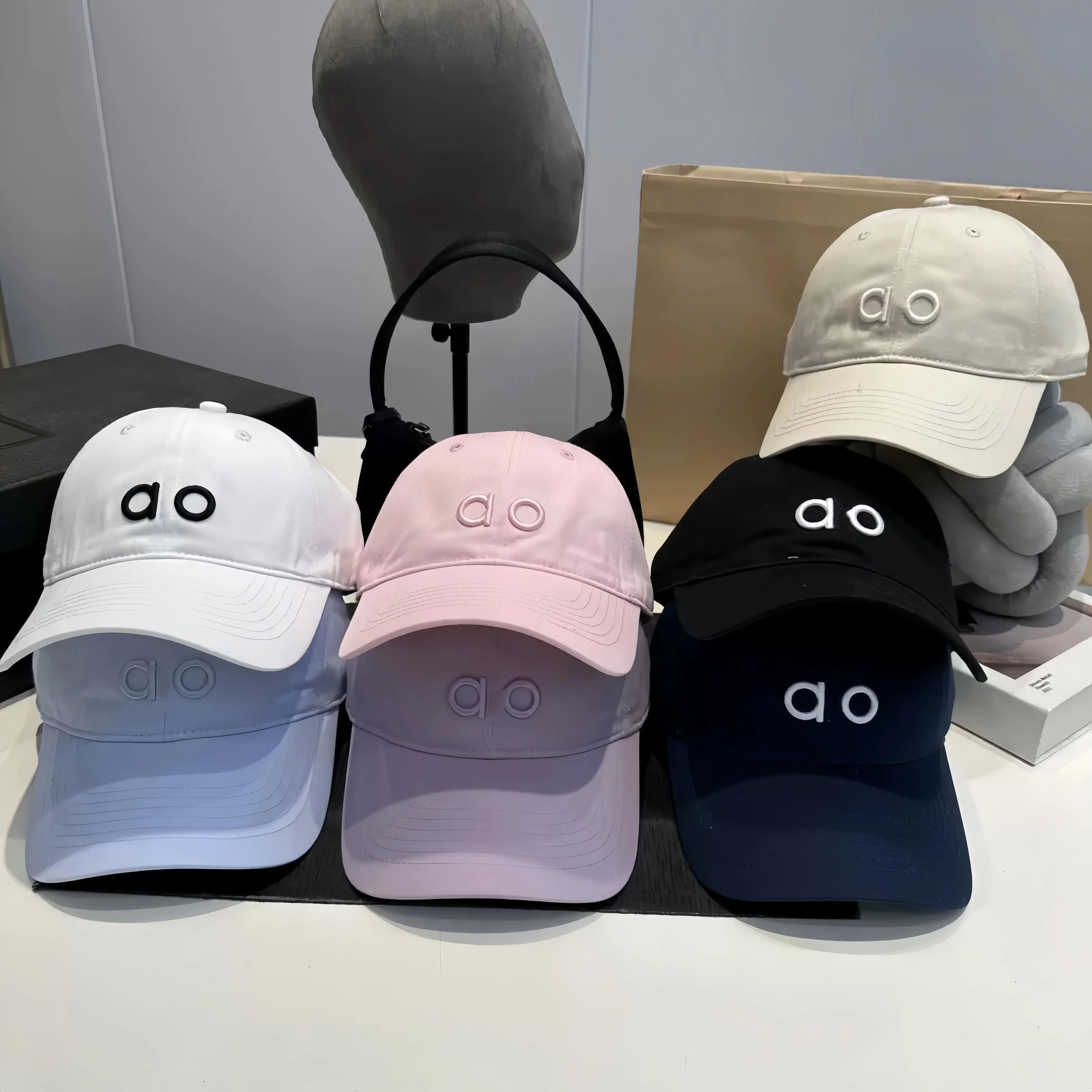 white embroidered letter baseball cap adjustable cotton unisex casual hat