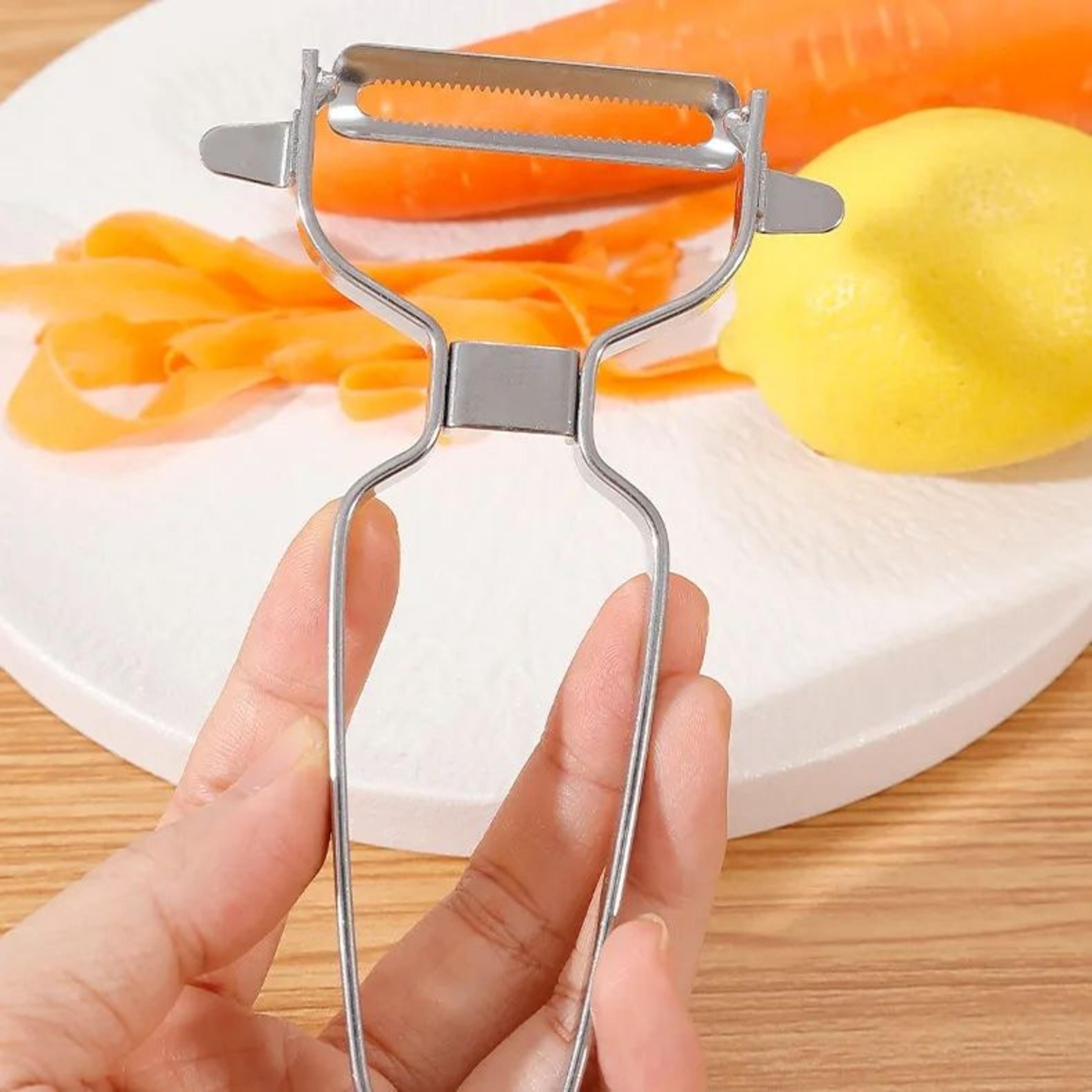 Stainless Steel Vegetable Peeler Knife For Fruits And Potatoes With Manual Cutting Design 6