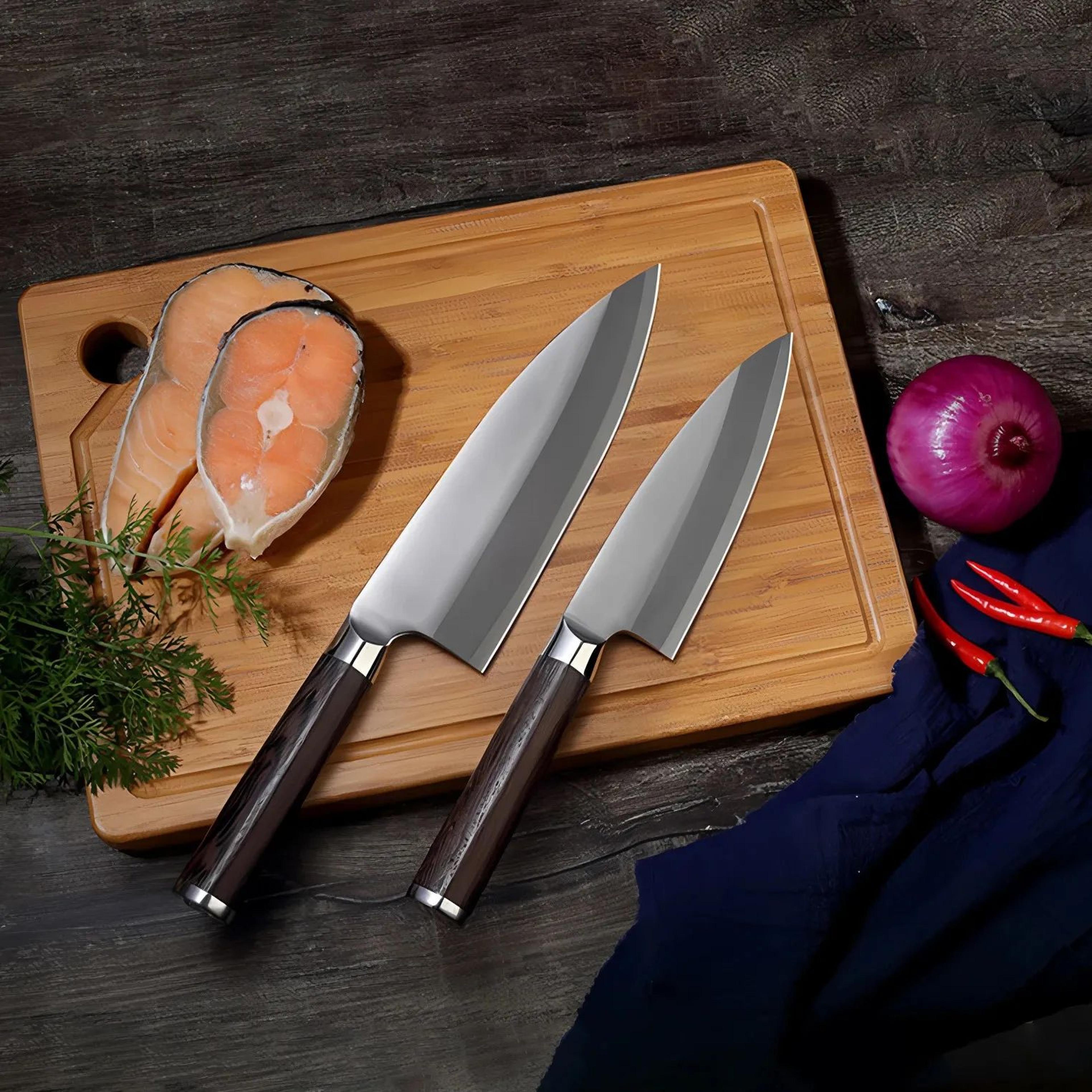 Salmon Sashimi Knife With Sharp Stainless Steel Blade And Ergonomic Handle 1